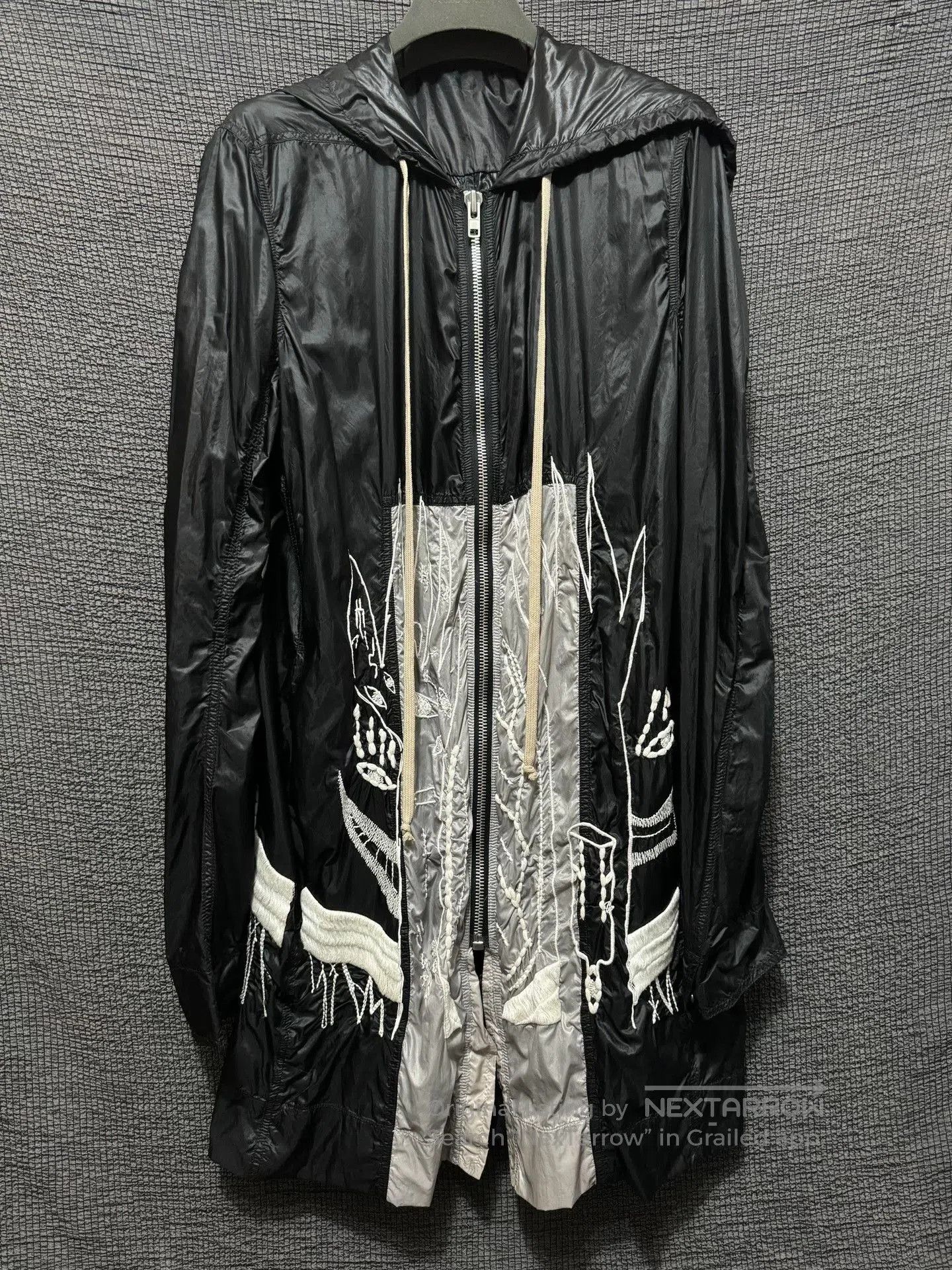 Rick Owens rick owens embroidered windbreaker coat. Size US M / EU 48-50 / 2 - 2 Thumbnail