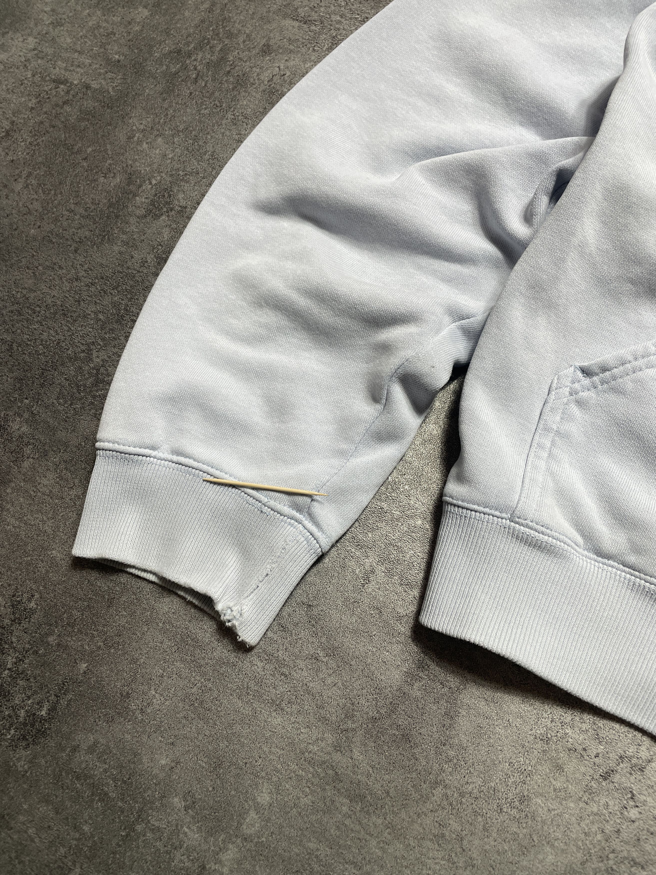 Nike RARE❗️Nike Vintage Y2K Hoodie Silver Tag Boxy Fit Baby Blue Size US S / EU 44-46 / 1 - 16 Thumbnail