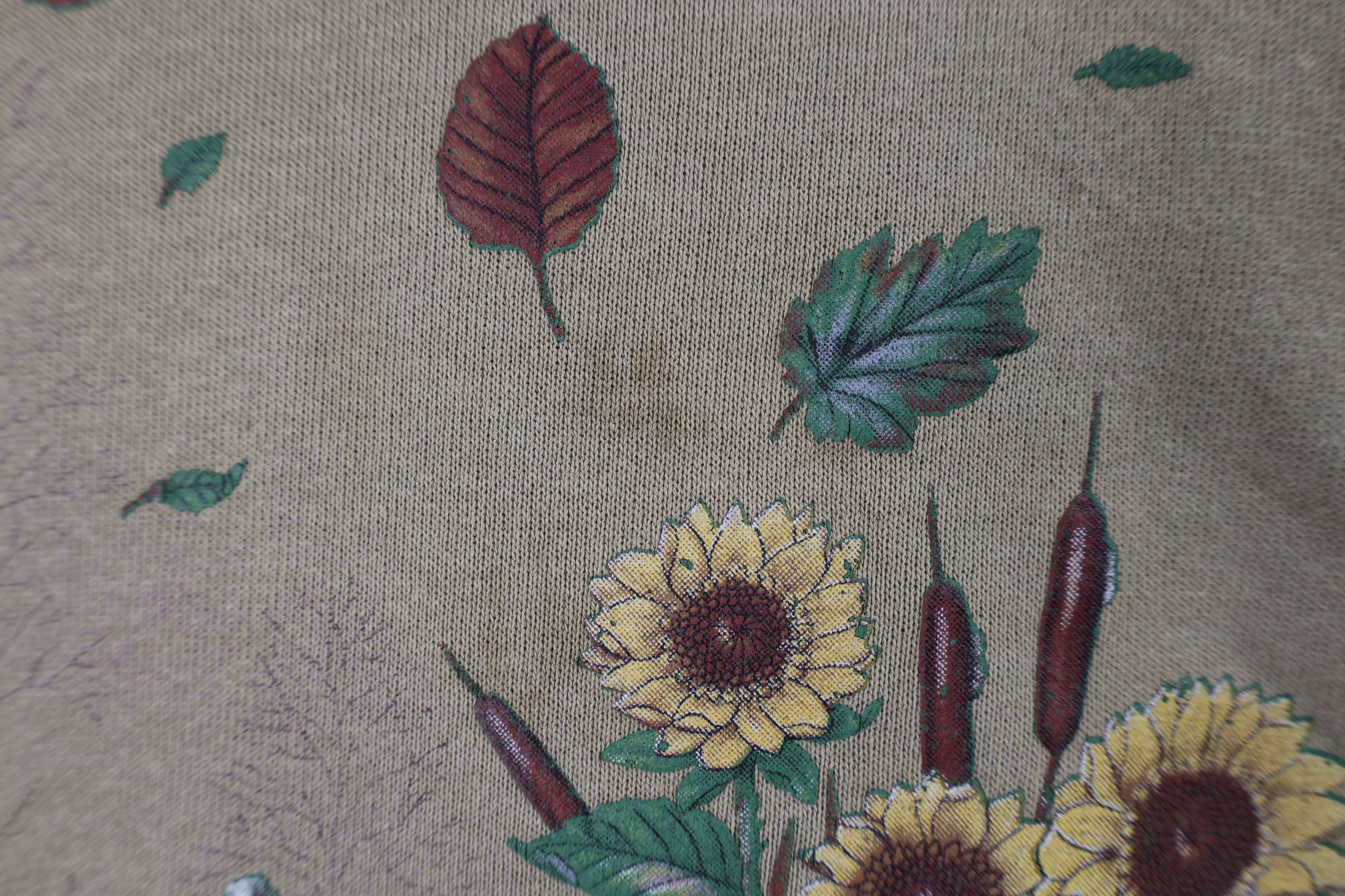 Vintage Vintage 90s Streetwear Autumn Country Sunflowers Sweatshirt Size XXL / US 16-18 / IT 52-54 - 5 Thumbnail