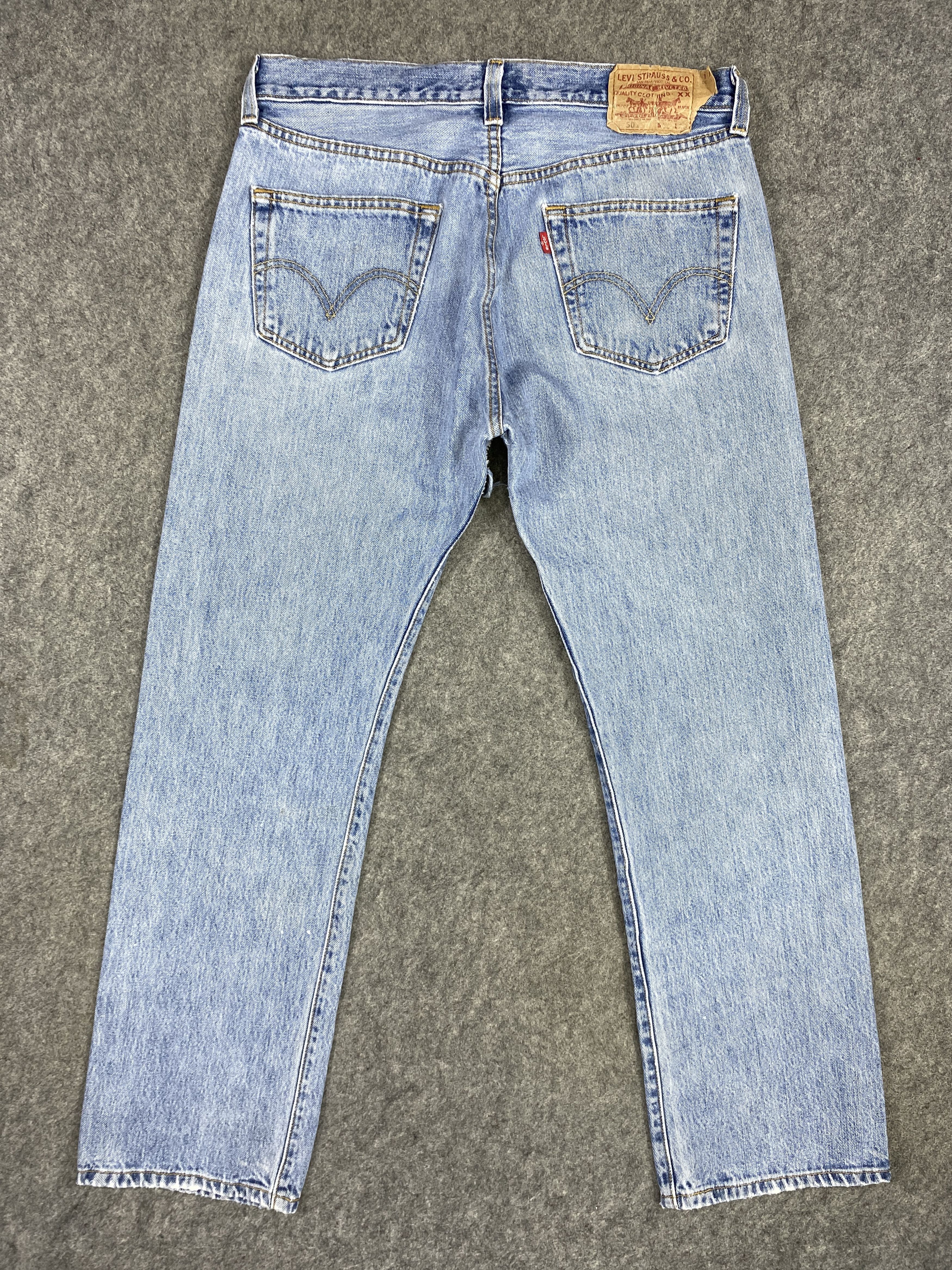 Levi's Mid Blue Vintage Levi's 501 Jeans 33x30 Denim -JN1654 Size US 33 - 2 Thumbnail