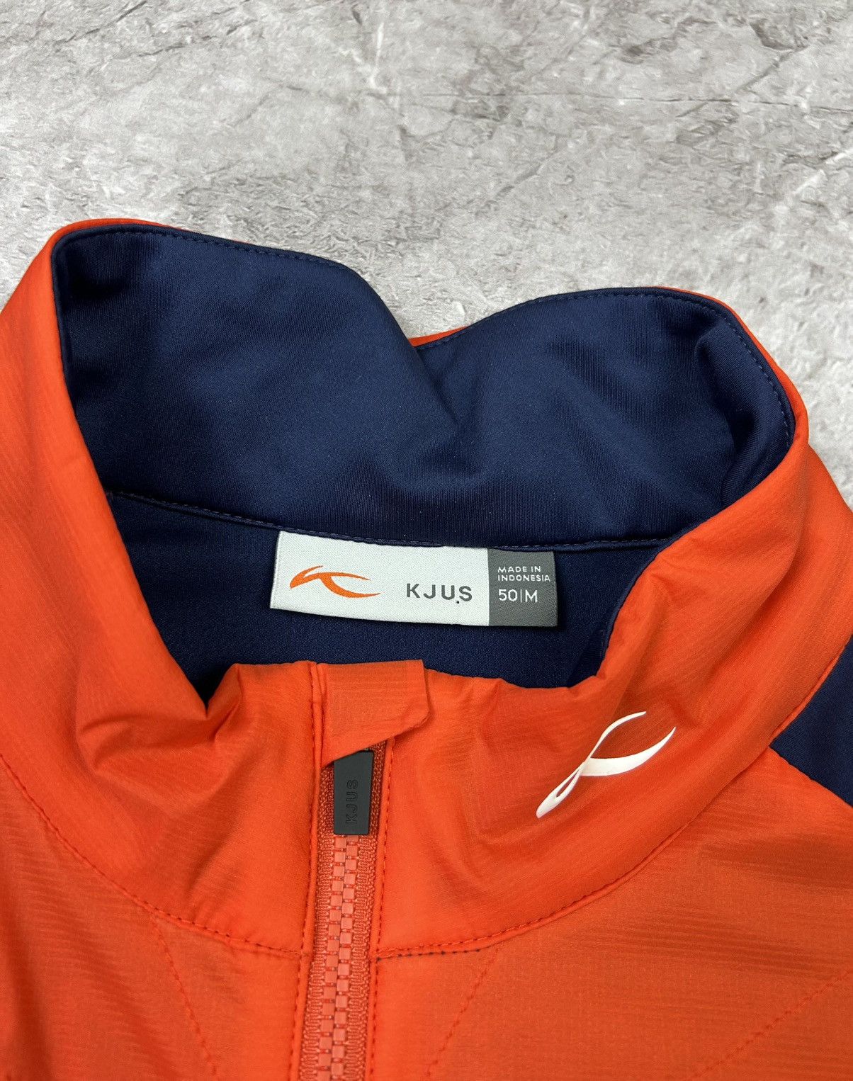 KJUS Orange Polyamide Zip Up Jacket Size 50 M Size US M / EU 48-50 / 2 - 6 Thumbnail