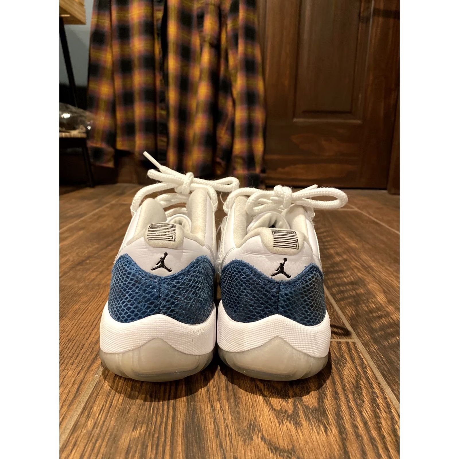 Nike Nike Air Jordan 11 Retro Low Snake Navy (2019) CD6846-102 Size 8 Mens Shoes Sneaker Leather Navy Snake 2019 Size US 8 / EU 41 - 4 Thumbnail