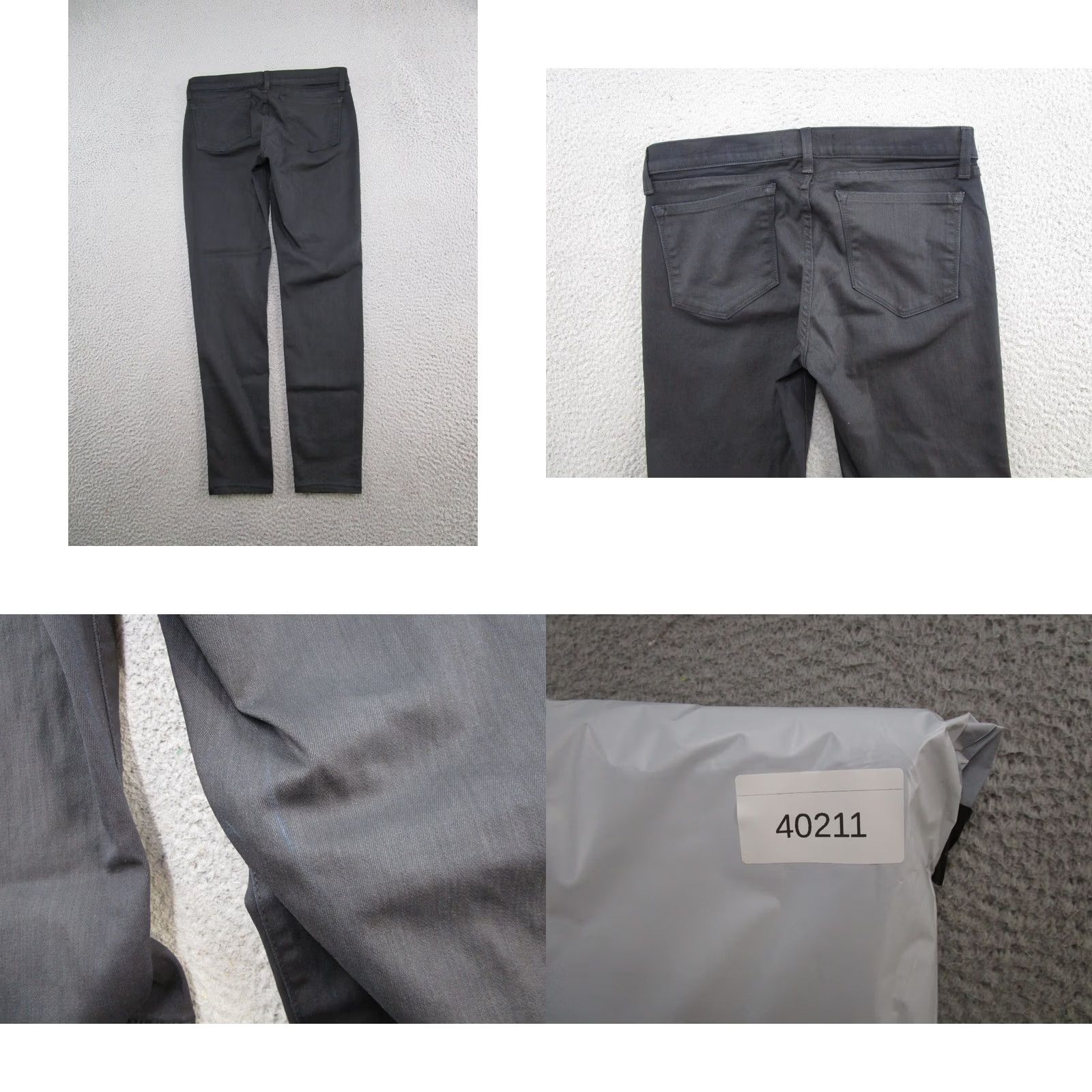 Vintage Los Angeles Denim Co Jeans Slim 5-Pocket Black Stretch Skinny Womens Size 30 Denim Cotton Cotton Denim Size 30" / US 8 / IT 44 - 9 Thumbnail