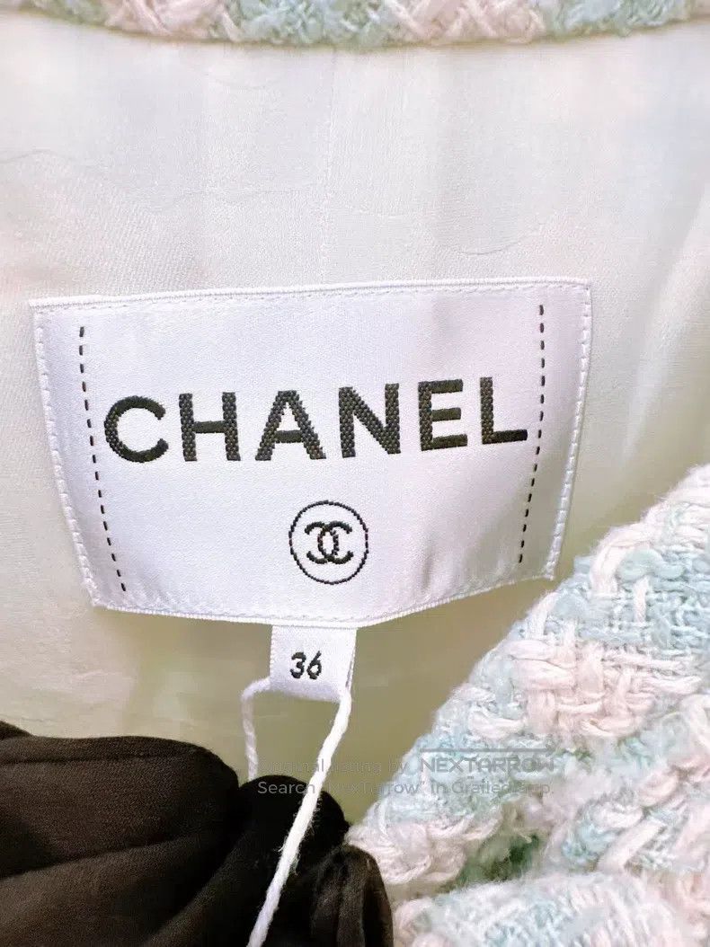 Chanel Chanel 23s green double-breasted jacket Size XS / US 0-2 / IT 36-38 - 3 Thumbnail