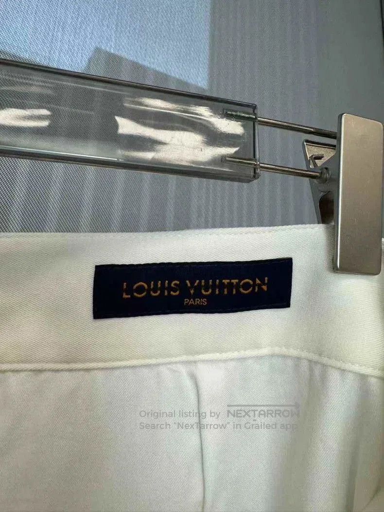 Louis Vuitton Louis Vuitton White Cargo Shorts. Size US 36 / EU 52 - 3 Thumbnail