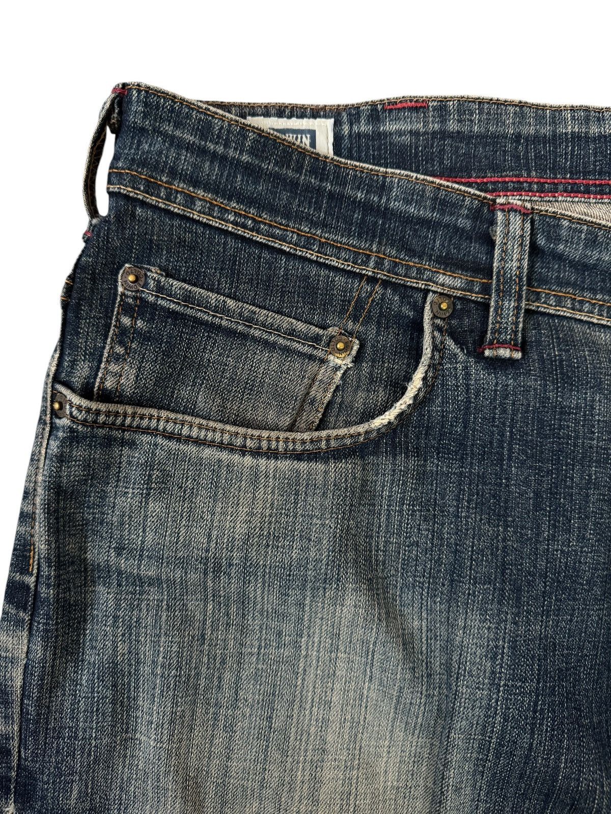 Edwin Vintage Edwin International Distressed Jeans Big Size Denim Size US 41 - 4 Thumbnail