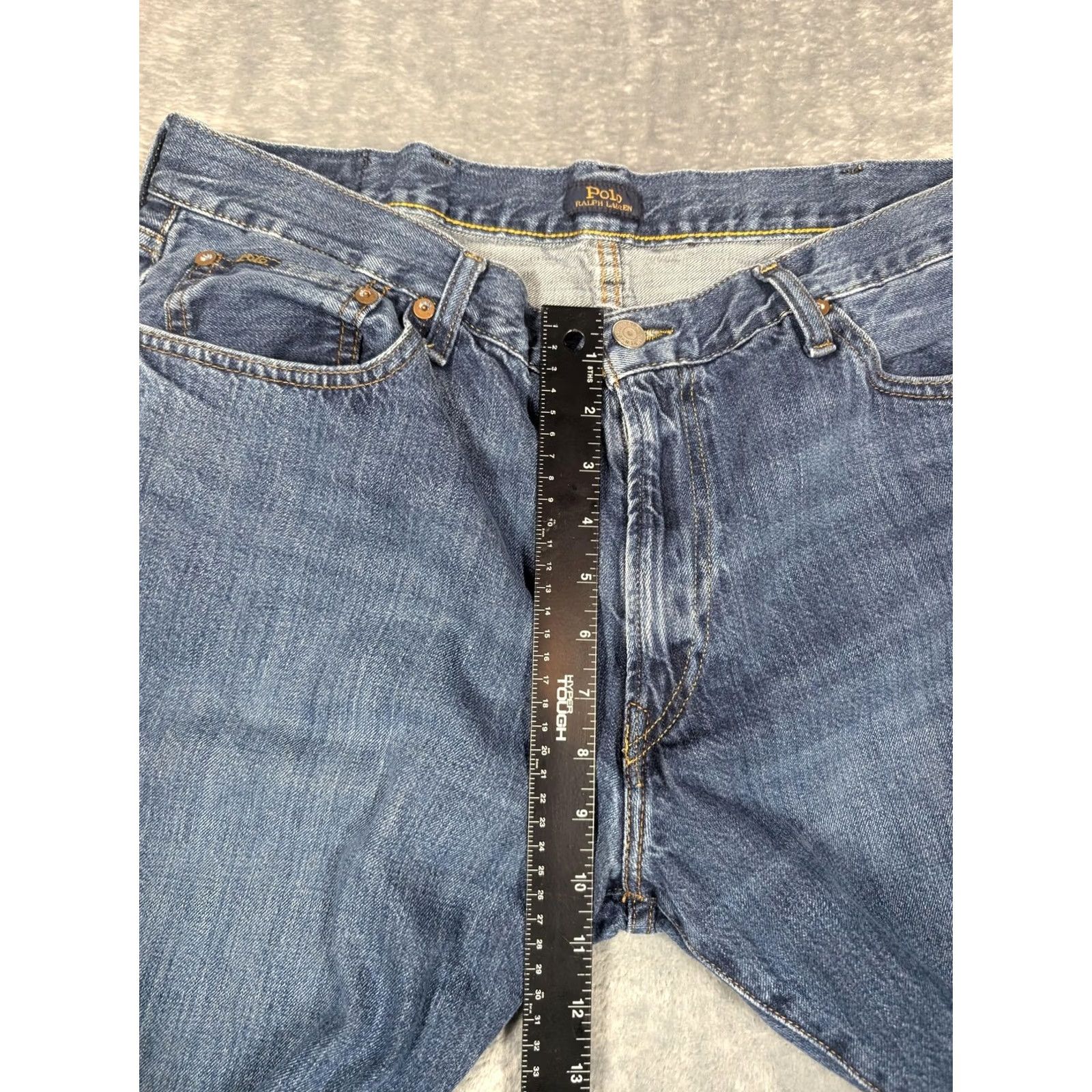 Polo Ralph Lauren Polo Ralph Lauren Jeans Mens 38x30 Blue Medium Wash Classic Fit Straight Leg Size US M / EU 48-50 / 2 - 3 Thumbnail