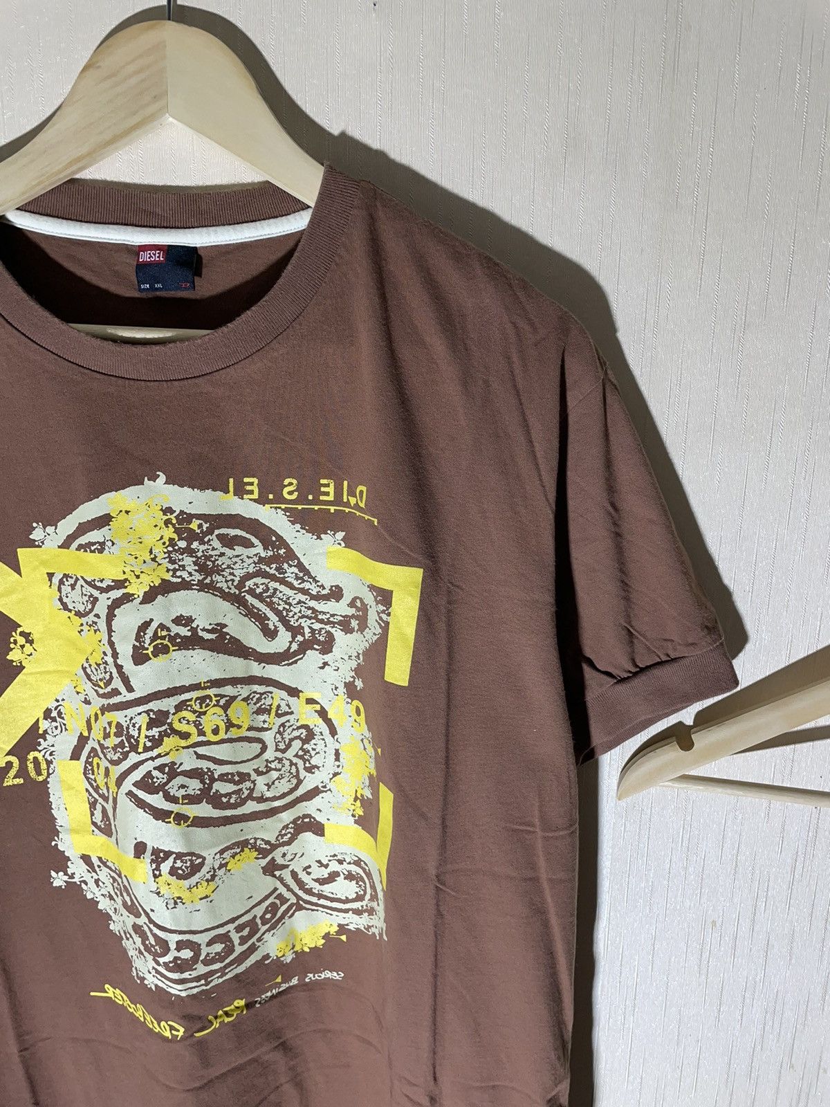 Diesel × Vintage Diesel vintage streetwear T shirt 90s Size US XXL / EU 58 / 5 - 2 Thumbnail