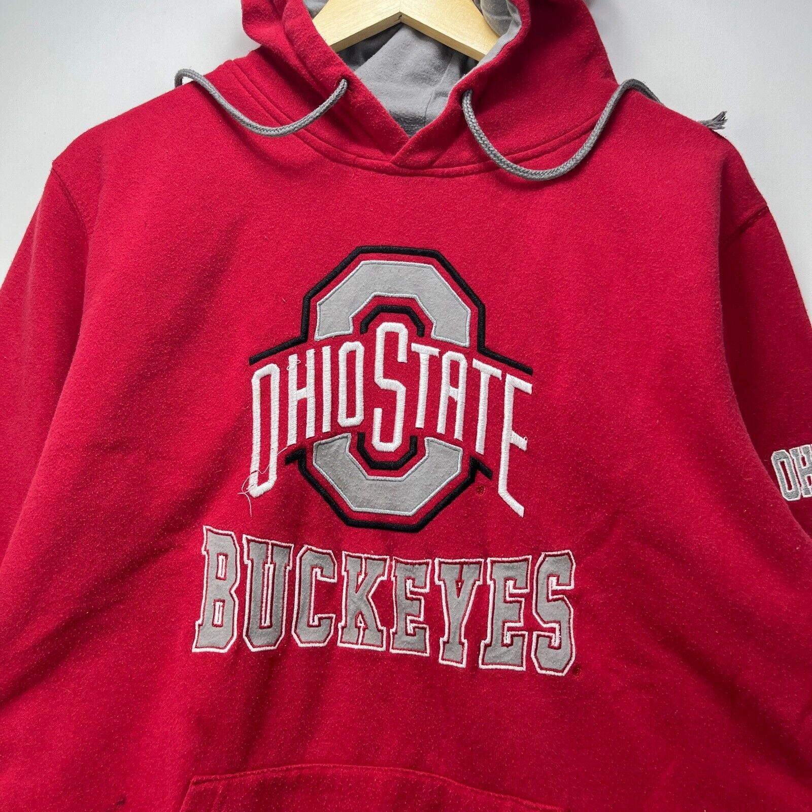 Vintage Vintage '90s Ohio State Buckeyes Hoodie Medium Size US M / EU 48-50 / 2 - 2 Thumbnail
