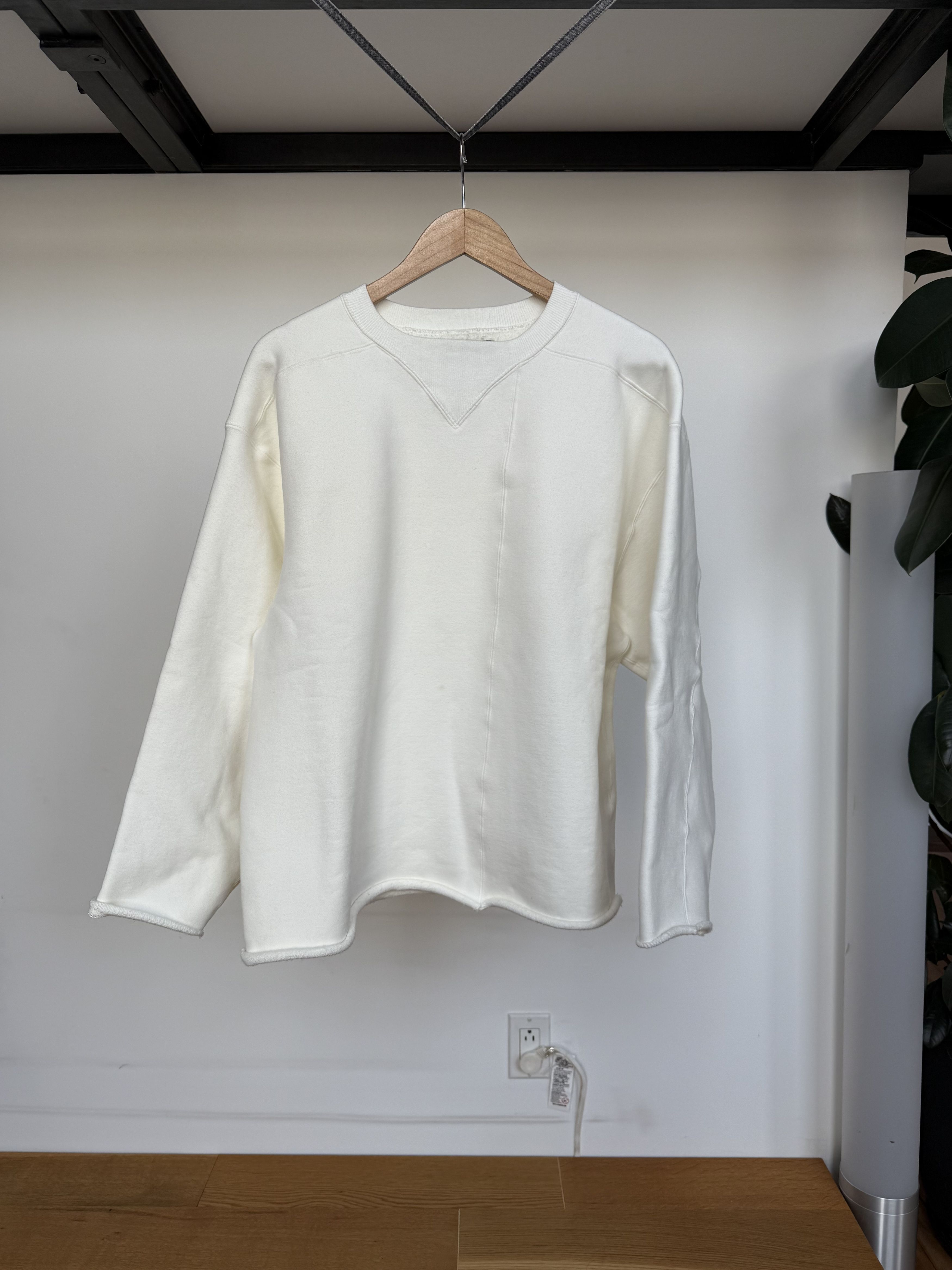 KURO Front-Seam Cotton-Jersey Sweatshirt Size US S / EU 44-46 / 1 - 1 Thumbnail