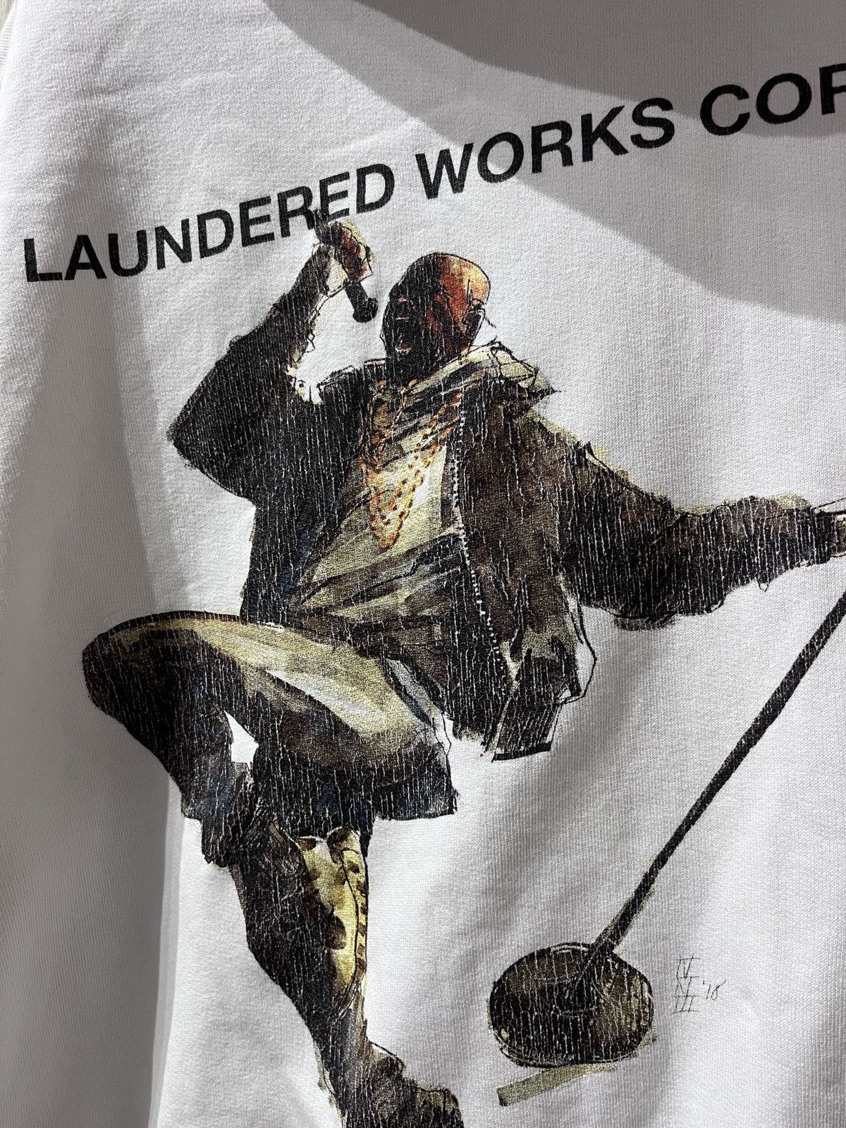 Ih Nom Uh Nit IH NOM UH NIT SS19 Laundered Works Corp Hoodie – RARE Size US S / EU 44-46 / 1 - 10 Thumbnail