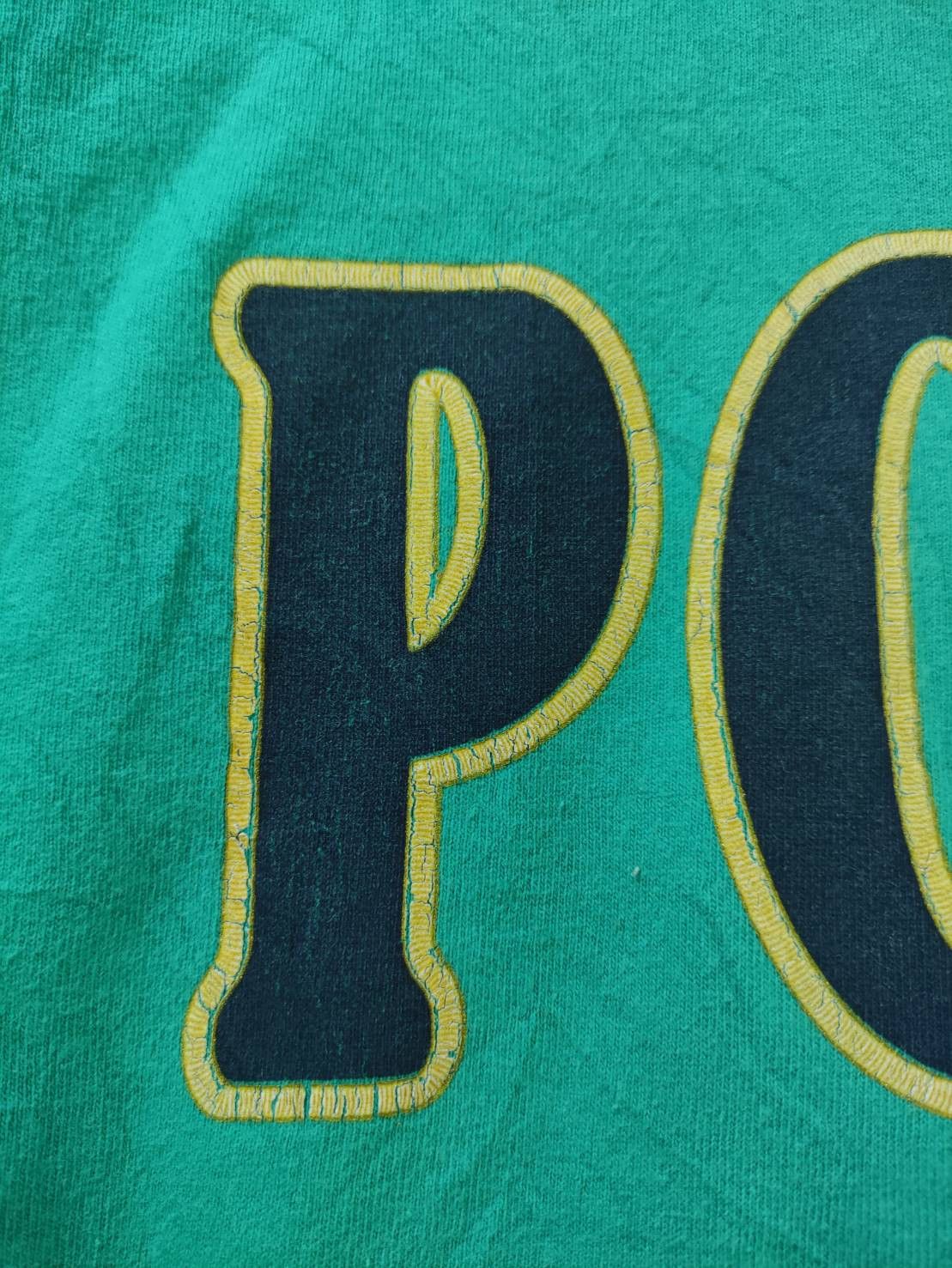 Polo Ralph Lauren Vtg 90's Polo Ralph Lauren Logo Mint Color Shirt Size US XL / EU 56 / 4 - 3 Thumbnail