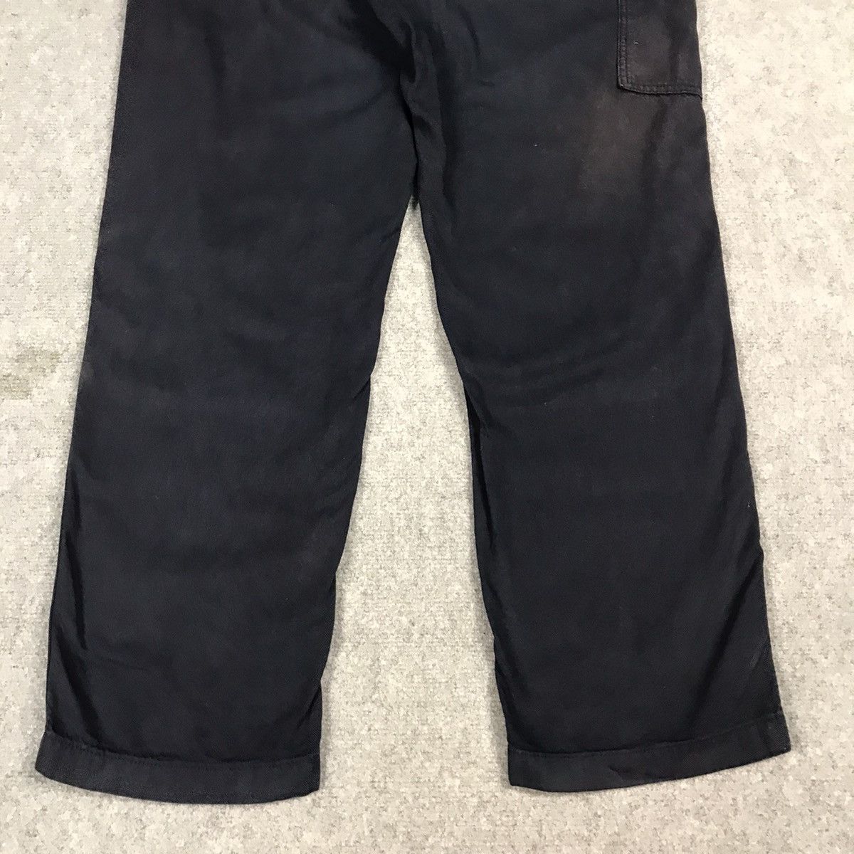 Japanese Brand JAPANESE UNIQLO DOUBLE KNEE SUN FADED NAVY BAGGY PANTS Size US 34 / EU 50 - 11 Thumbnail