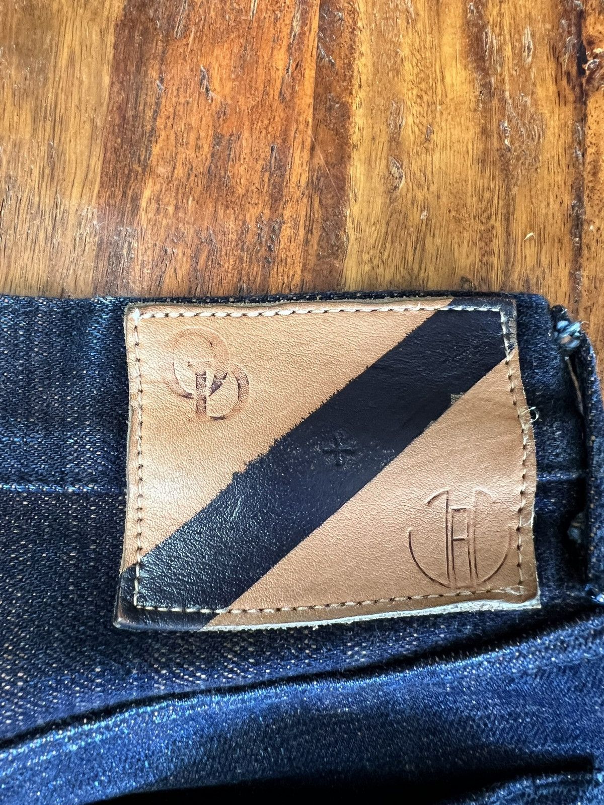 Japan Blue Okayama Denim ODJB019 18OZ. "SIDERITE SLUB" SELVEDGE JEANS Size US 31 - 23 Thumbnail