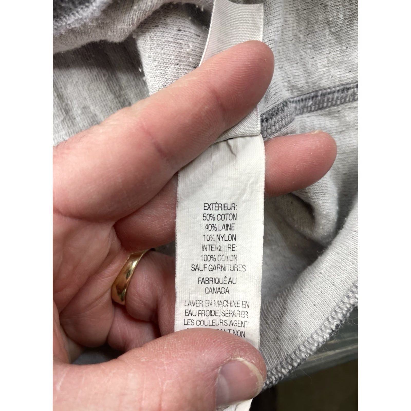 Vintage L.L. Bean River Driver Henley Shirt Mens 2XL Gray Cotton Wool Blend Pullover Henley Long Sleeve Big & Tall Mens Size US XXL / EU 58 / 5 - 7 Thumbnail