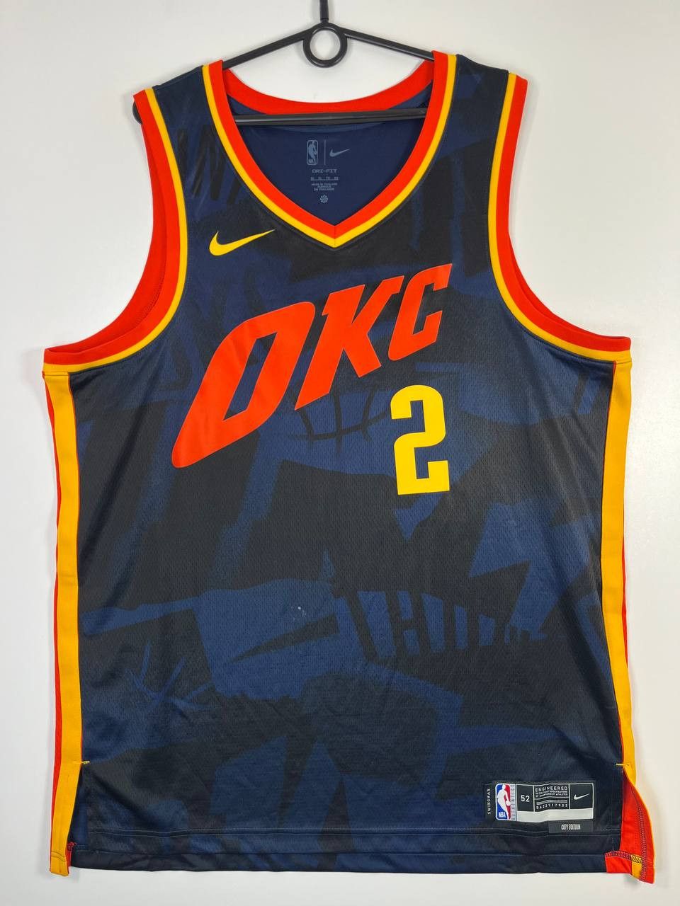Nike Nike NBA Oklahoma City Thunder City Jersey #2 Size XL Size US XL / EU 56 / 4 - 1 Thumbnail