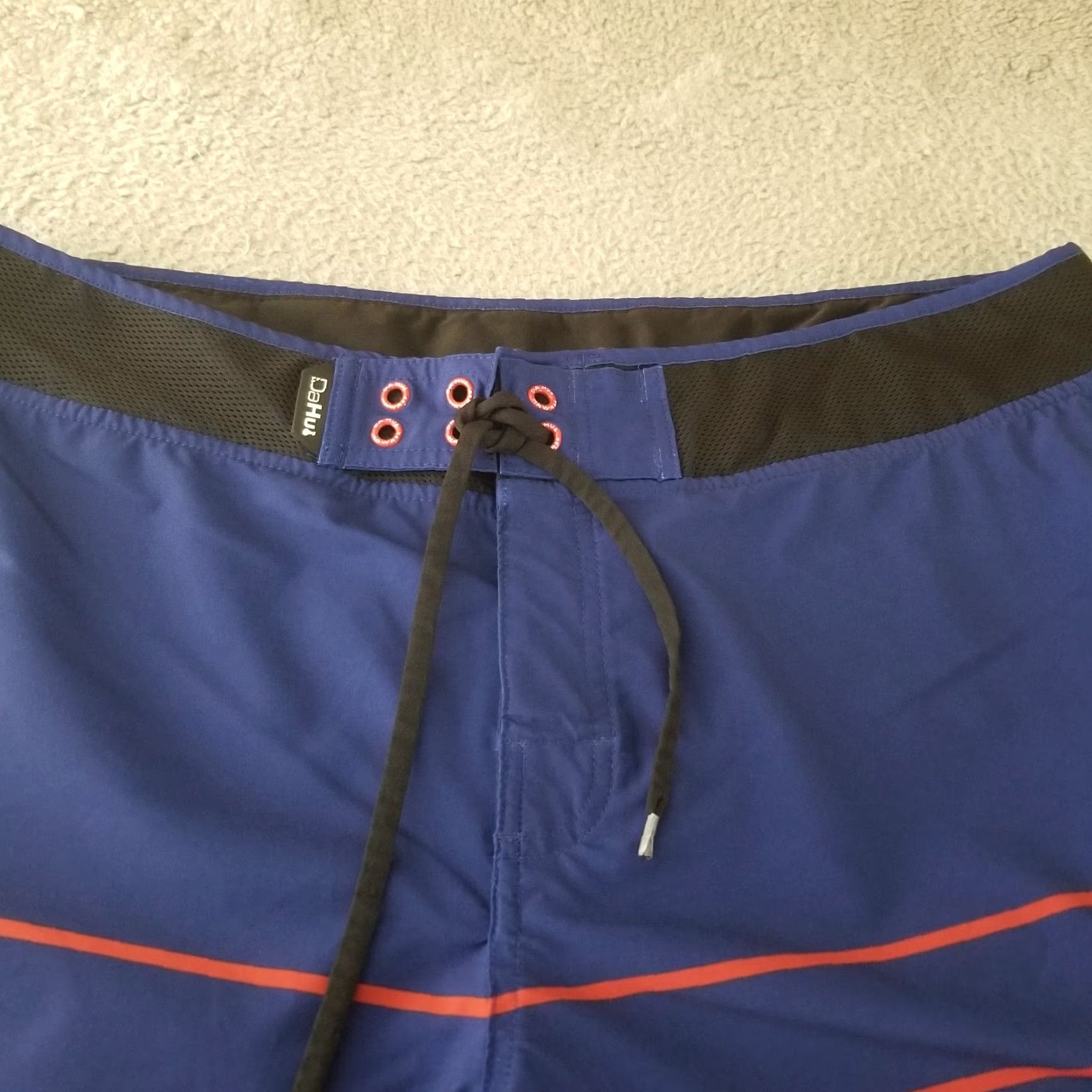 Vintage Da Hui Board Shorts Mens 38 Blue Swim Trunks Adult Regular Size 38 Pockets Quick Dry Lightweight 100% Polyester Surfing Size US 38 / EU 54 - 4 Thumbnail