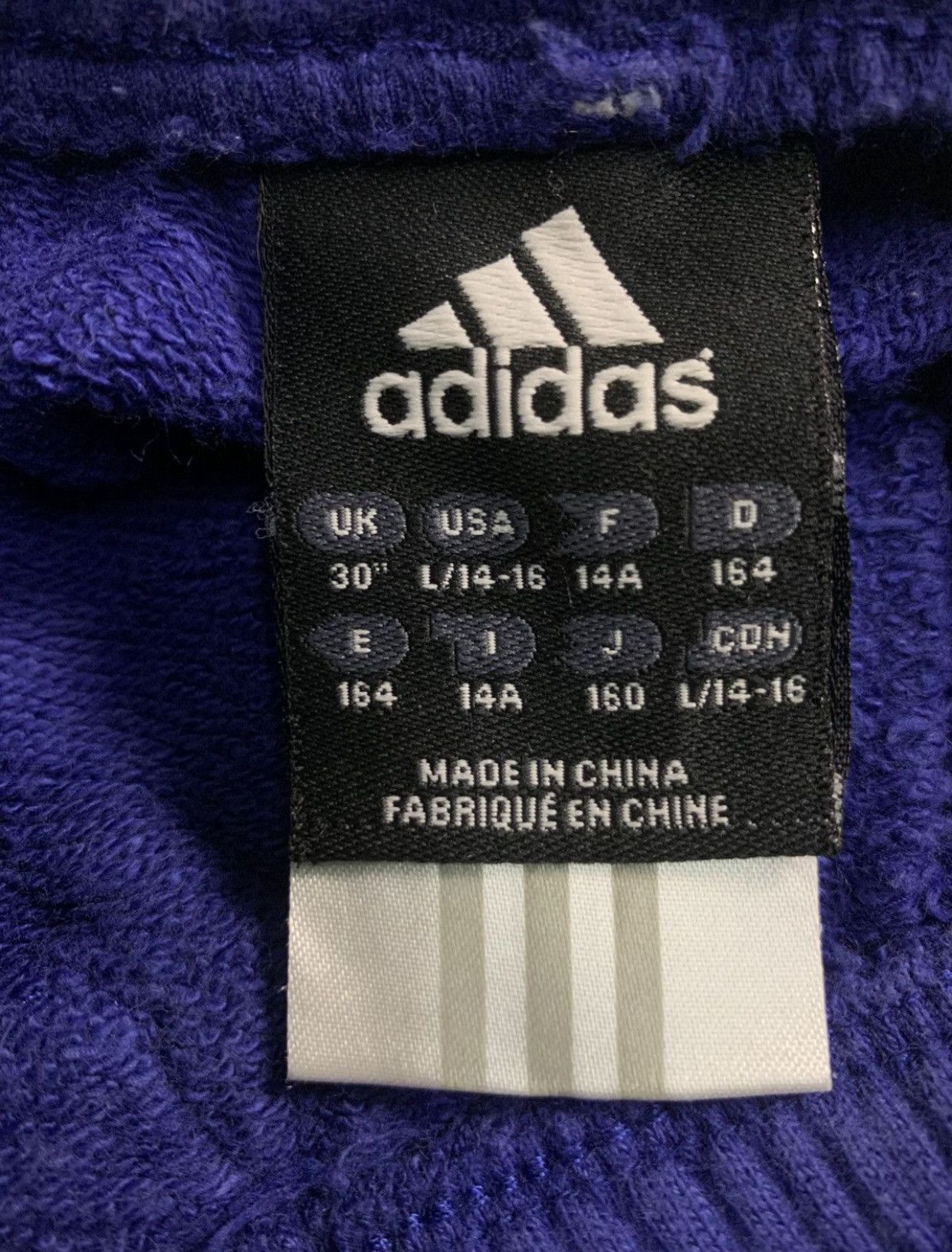 Adidas Rare Design Vintage Adidas France Stripe Jogger Pants Size US 26 / EU 42 - 4 Thumbnail