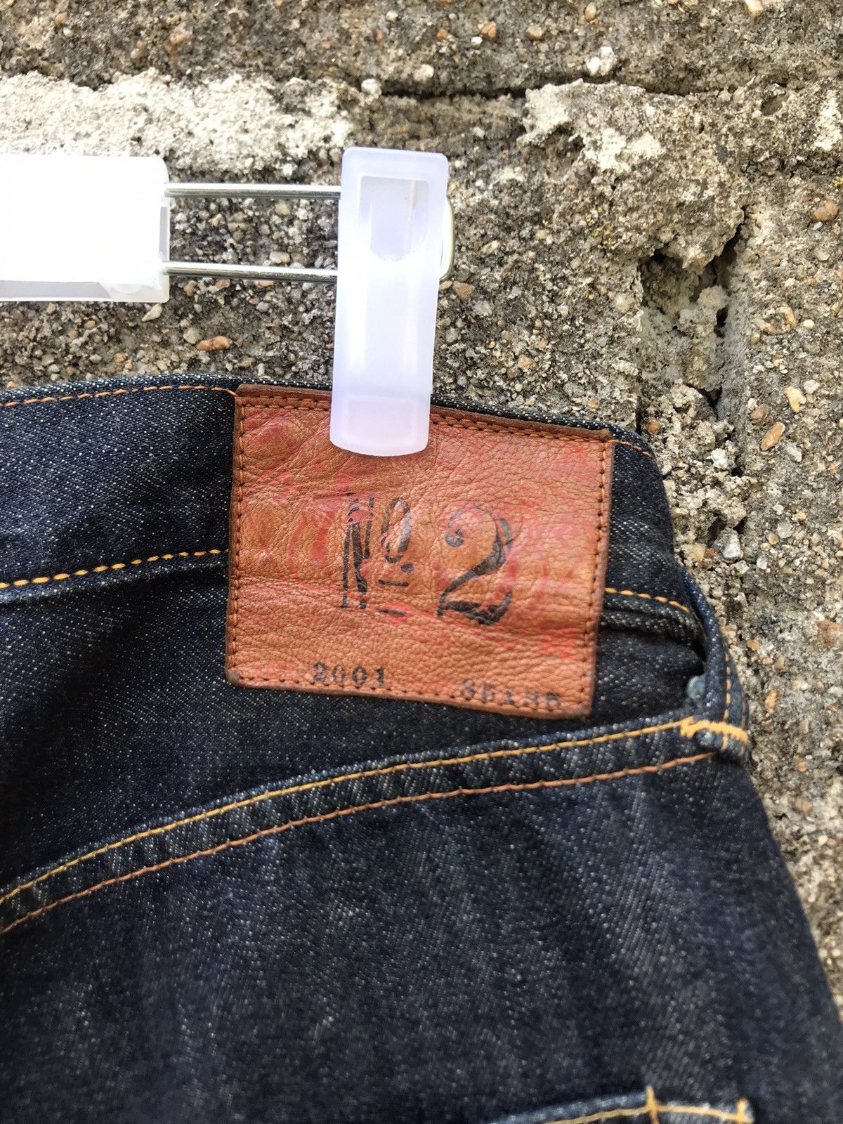 Evisu 🔥Rare Vintage Evisu Red Daicock Selvedge loose Denim-W 33 Size US 33 - 10 Thumbnail