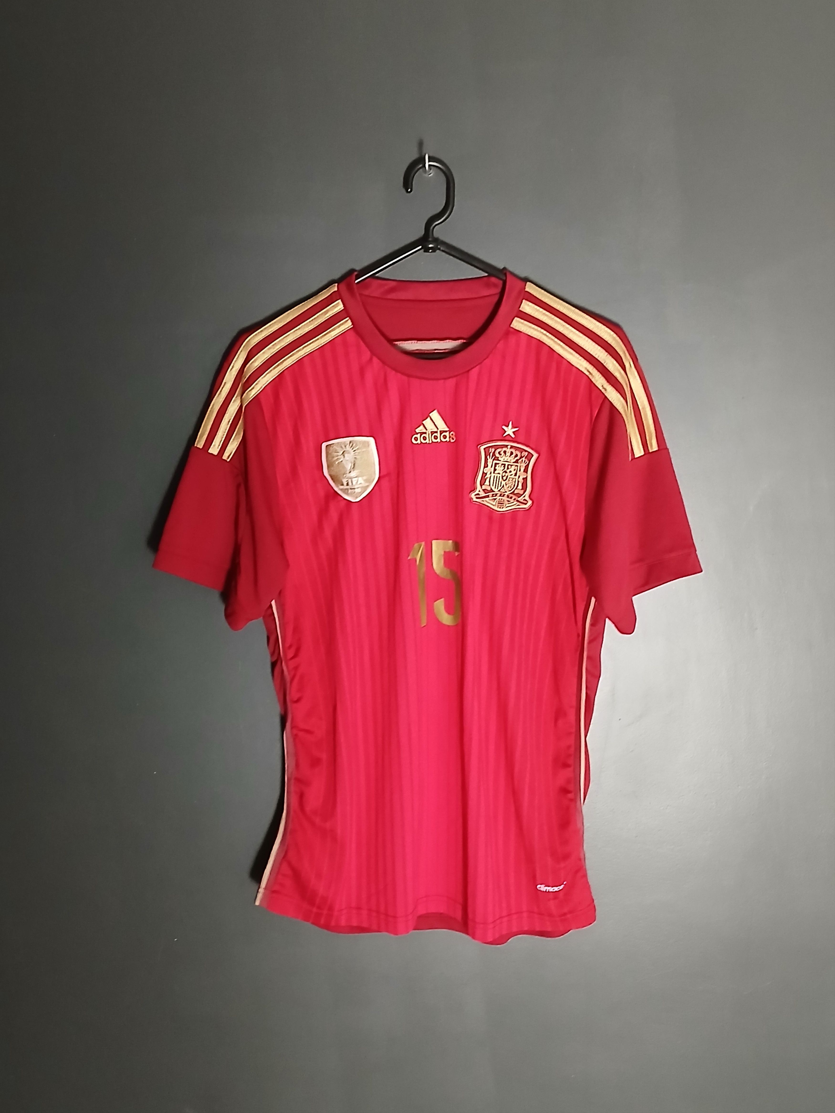 Other Spain National Team 2014/2015 Home Ramos Football Jersey Size US XL / EU 56 / 4 - 2 Thumbnail