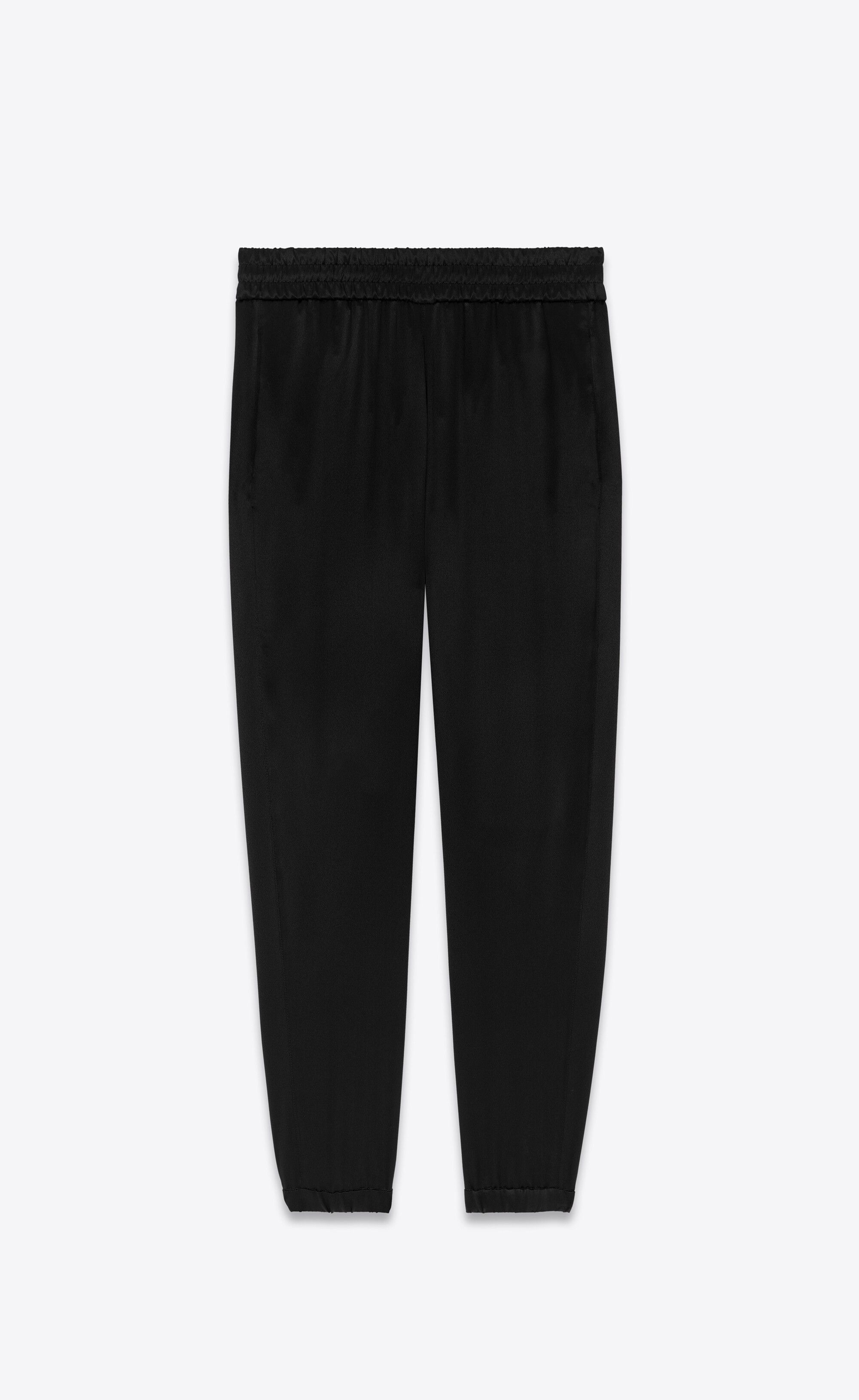 Saint Laurent Paris o1s1wg110824 Slim-Fit Sweatpants & Joggers Crepe Satin Size US 36 / EU 52 - 1 Thumbnail