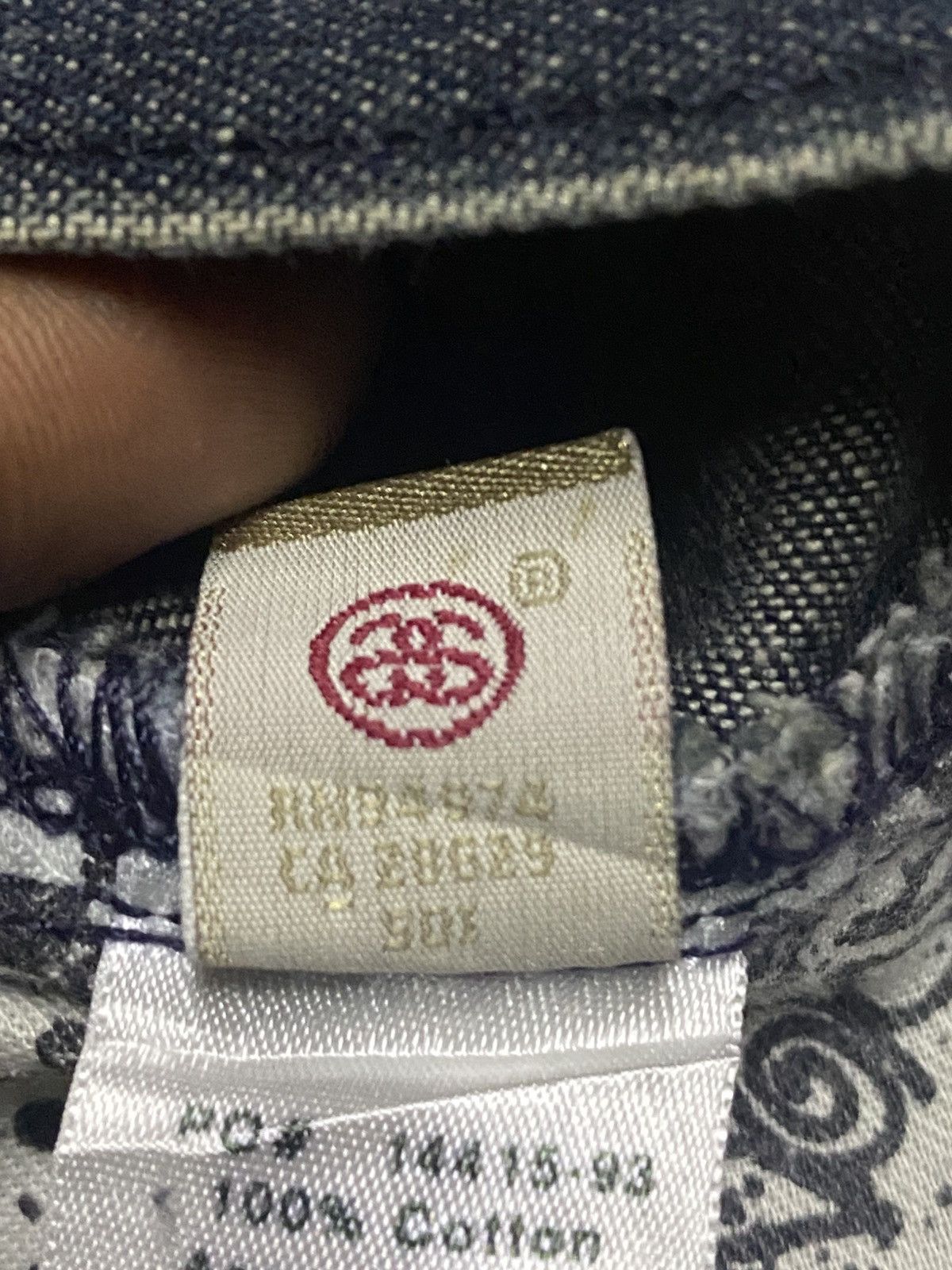 Stussy Vintage Stussy Garment WorkGear Mud Wash Baggy Jeans Size US 35 - 20 Thumbnail