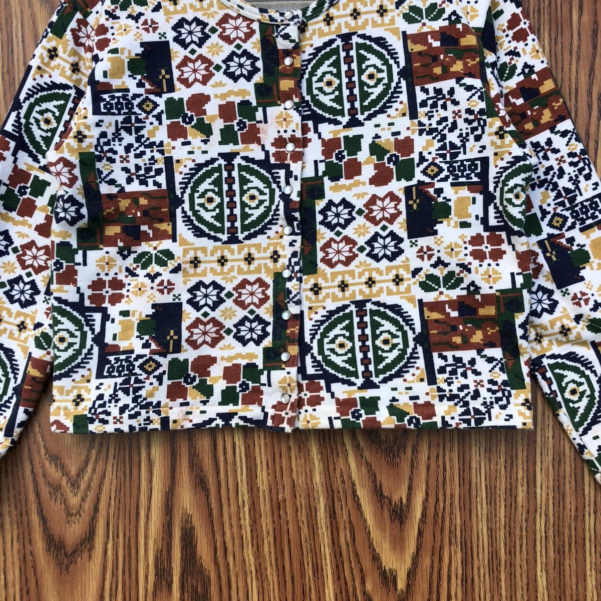 Vintage Vintage Cardigan Button up Design Like Agnes B Jacket Size S / US 4 / IT 40 - 5 Thumbnail