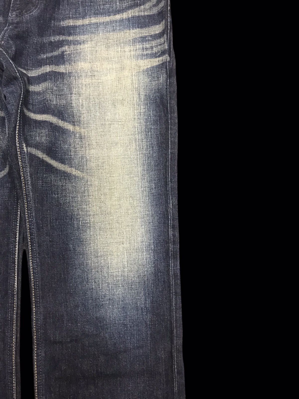 Vintage × Wrangler 💥Wrangler Stunning Stylish Rusty Wash Faded Denim F146 Size US 34 / EU 50 - 5 Thumbnail