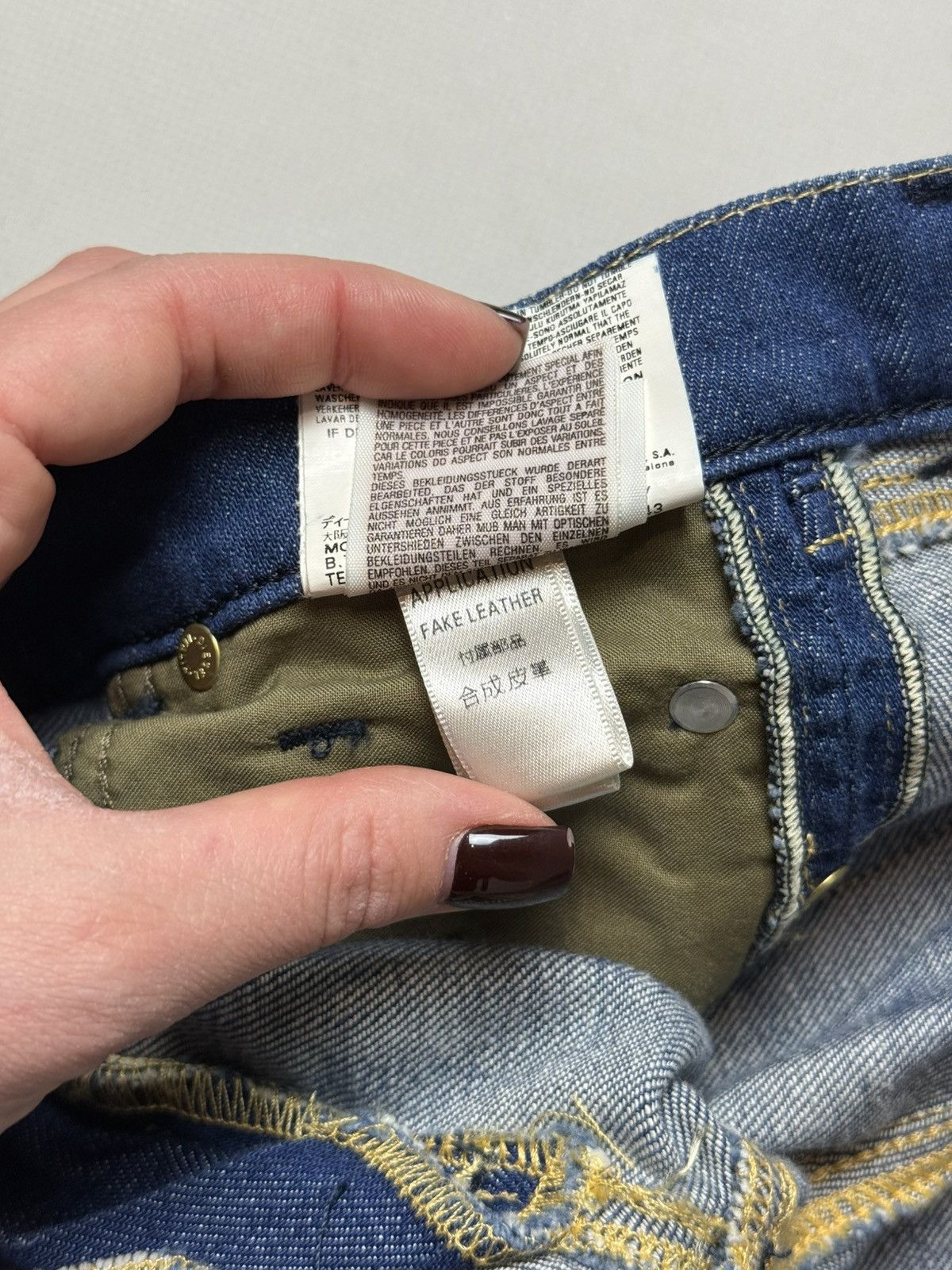 Diesel BNWT! Diesel Doozy Low Rise Wide Leg Y2K Denim Jeans Pants Size 26" / US 2 / IT 38 - 18 Thumbnail