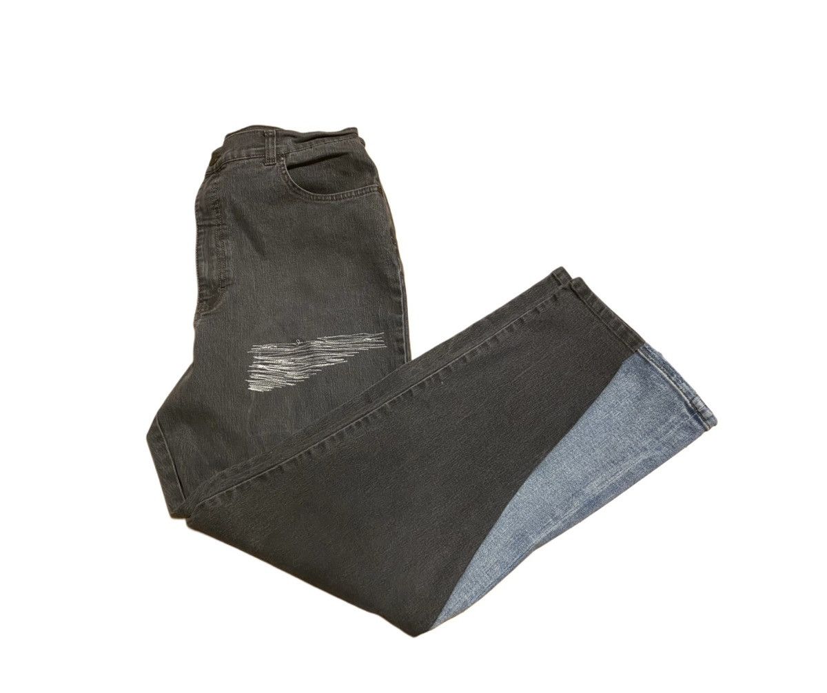 Japanese Brand Darted flared jeans Size US 34 / EU 50 - 3 Thumbnail