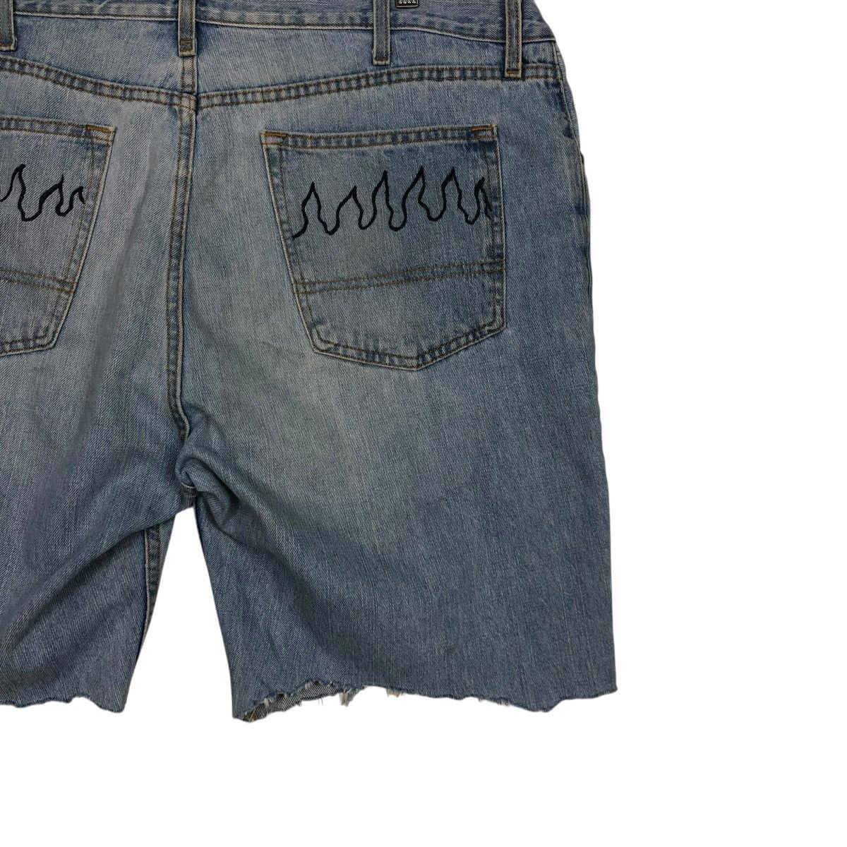 Vintage 🔥VINTAGE BIKER SHORT DENIM PANTS ARIZONA SKELETON DESIGN Size US 38 / EU 54 - 13 Thumbnail