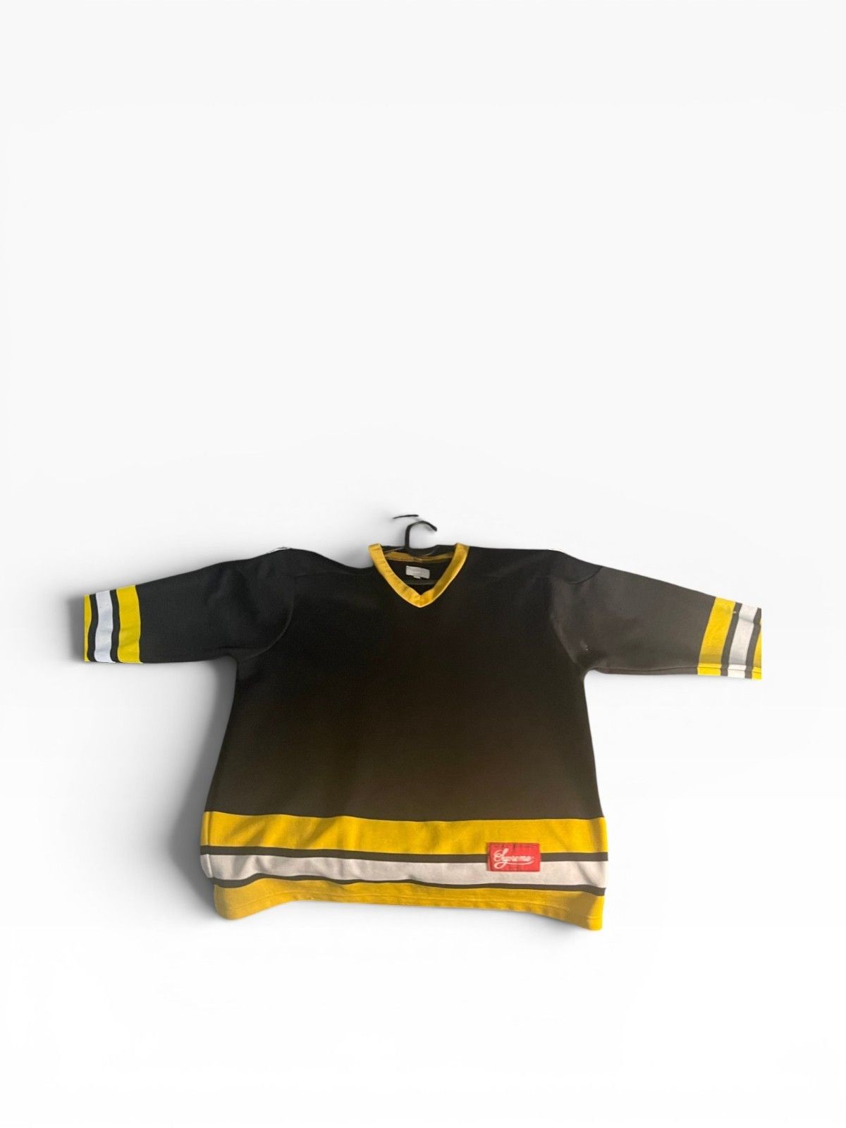 Supreme Supreme Freaky Hockey Jersey Black Yellow SS17 Large Size US L / EU 52-54 / 3 - 6 Thumbnail