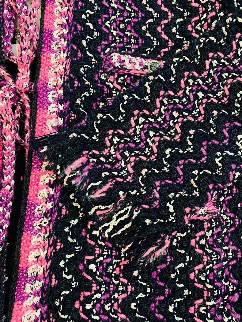 Chanel Chanel Color braided cardigan with tassels coat Size XXS / US 00 / IT 34 - 5 Thumbnail