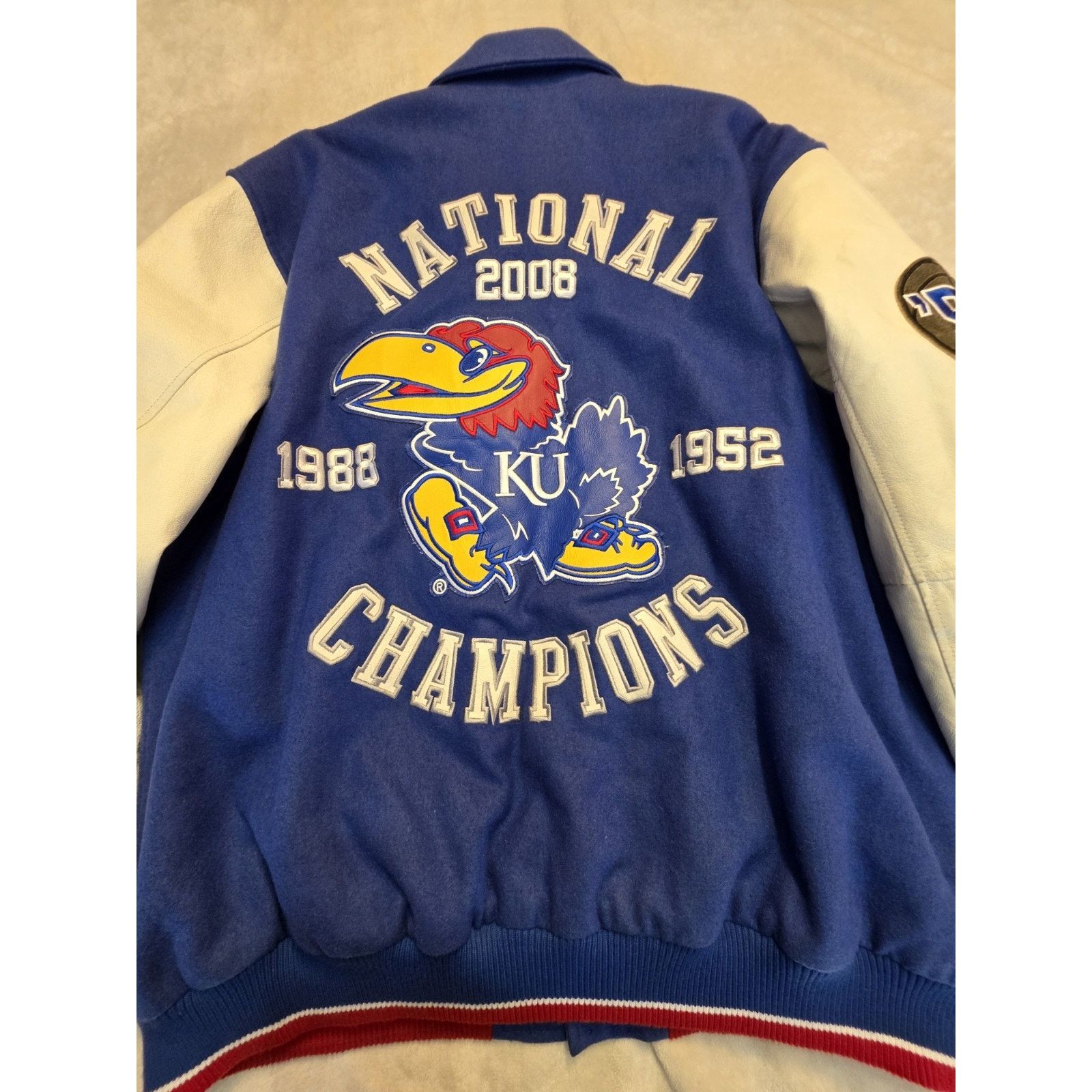 Other rare vintage Kansas University KU Jayhawks National Champs Size US XXL / EU 58 / 5 - 1 Thumbnail