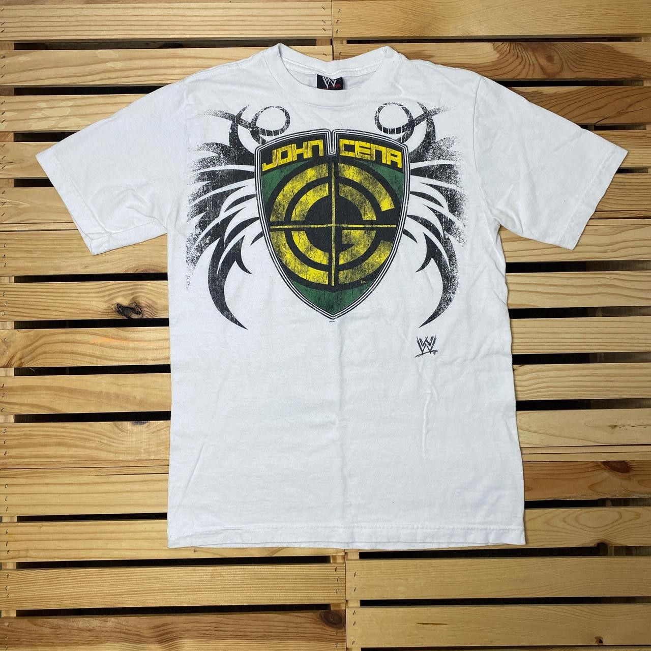 WWE Vintage WWE x John Cena White Y2K Wrestling Tee Size Medium Size US M / EU 48-50 / 2 - 1 Thumbnail