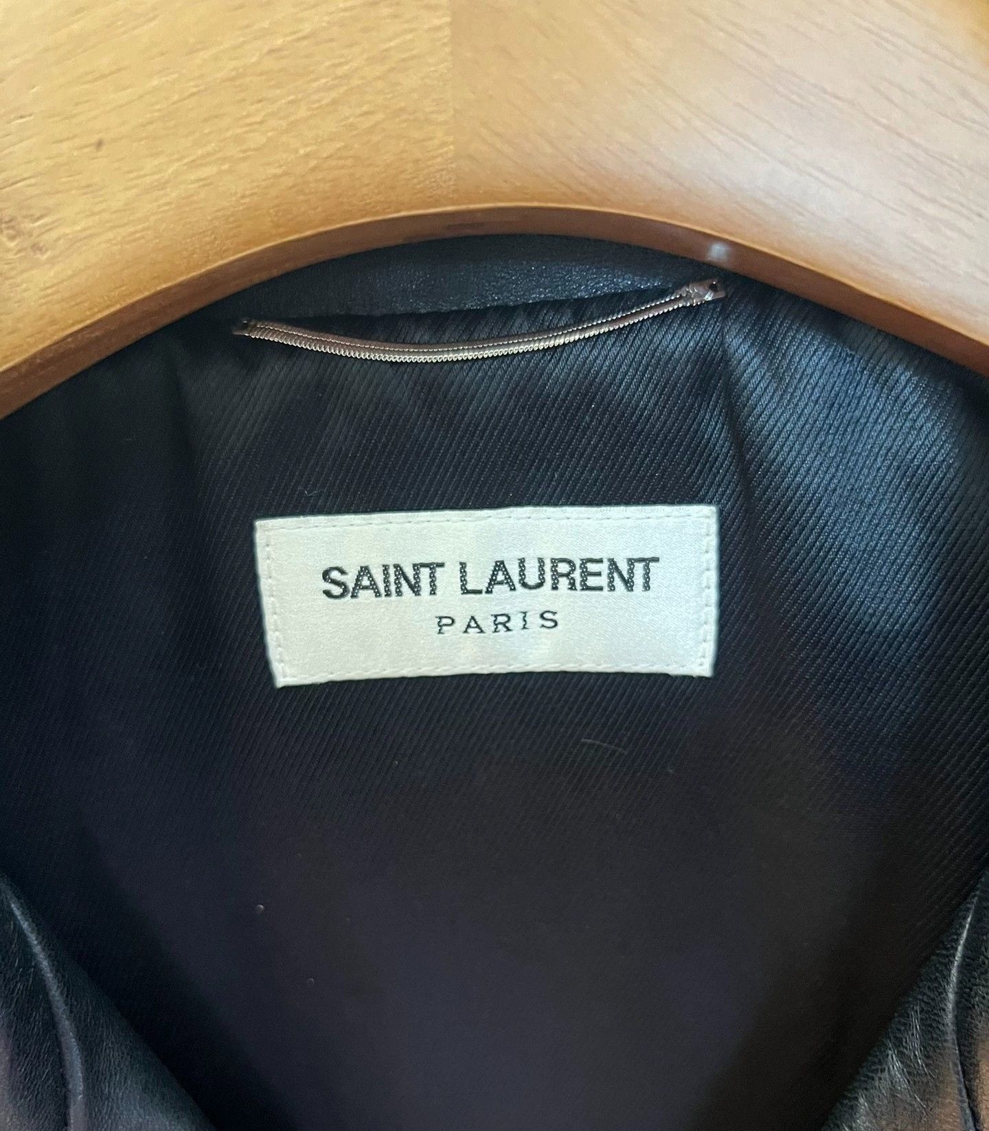 Saint Laurent Paris Saint Laurent L01 Leather Biker Jacket Size US L / EU 52-54 / 3 - 3 Thumbnail