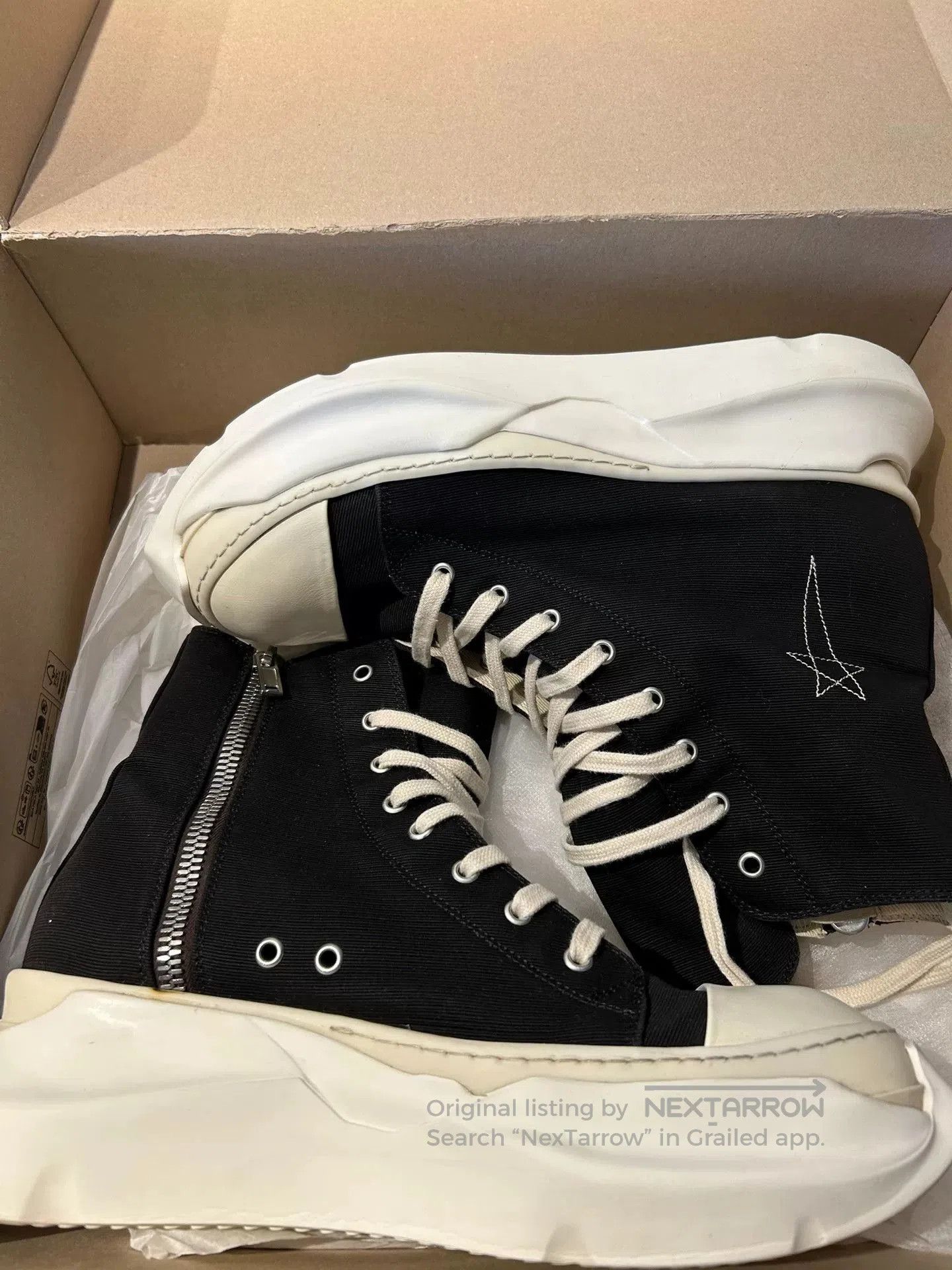 Rick Owens Rick Owens Pentagram Tank Sole Sneakers. Size US 10 / EU 43 - 7 Thumbnail