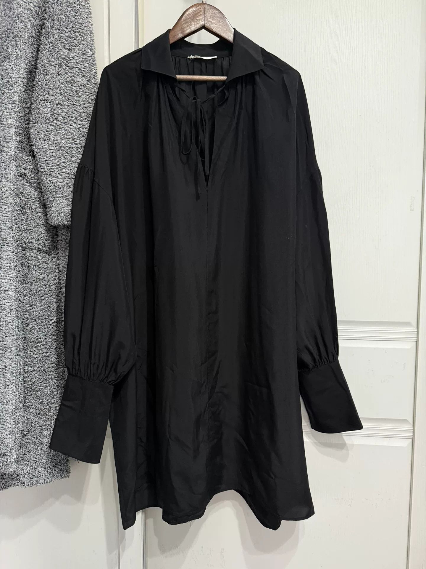 The Row The Row Silk Shirt Dress in Black Size XS / US 0-2 / IT 36-38 - 1 Thumbnail