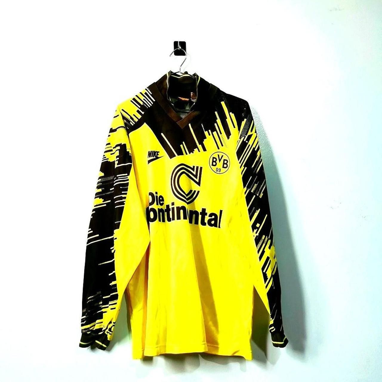Nike BVB Borussia Dortmund Germany 1993 1994 Home Shirt Jersey Size US L / EU 52-54 / 3 - 2 Thumbnail