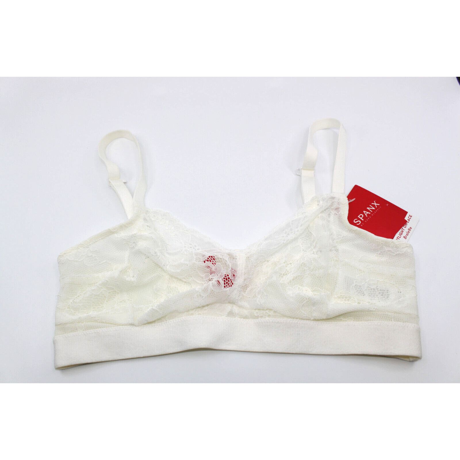 Spanx New SPANX Spotlight On Lace Bralette 10124R White Sz XS $48 Size ONE SIZE - 2 Thumbnail