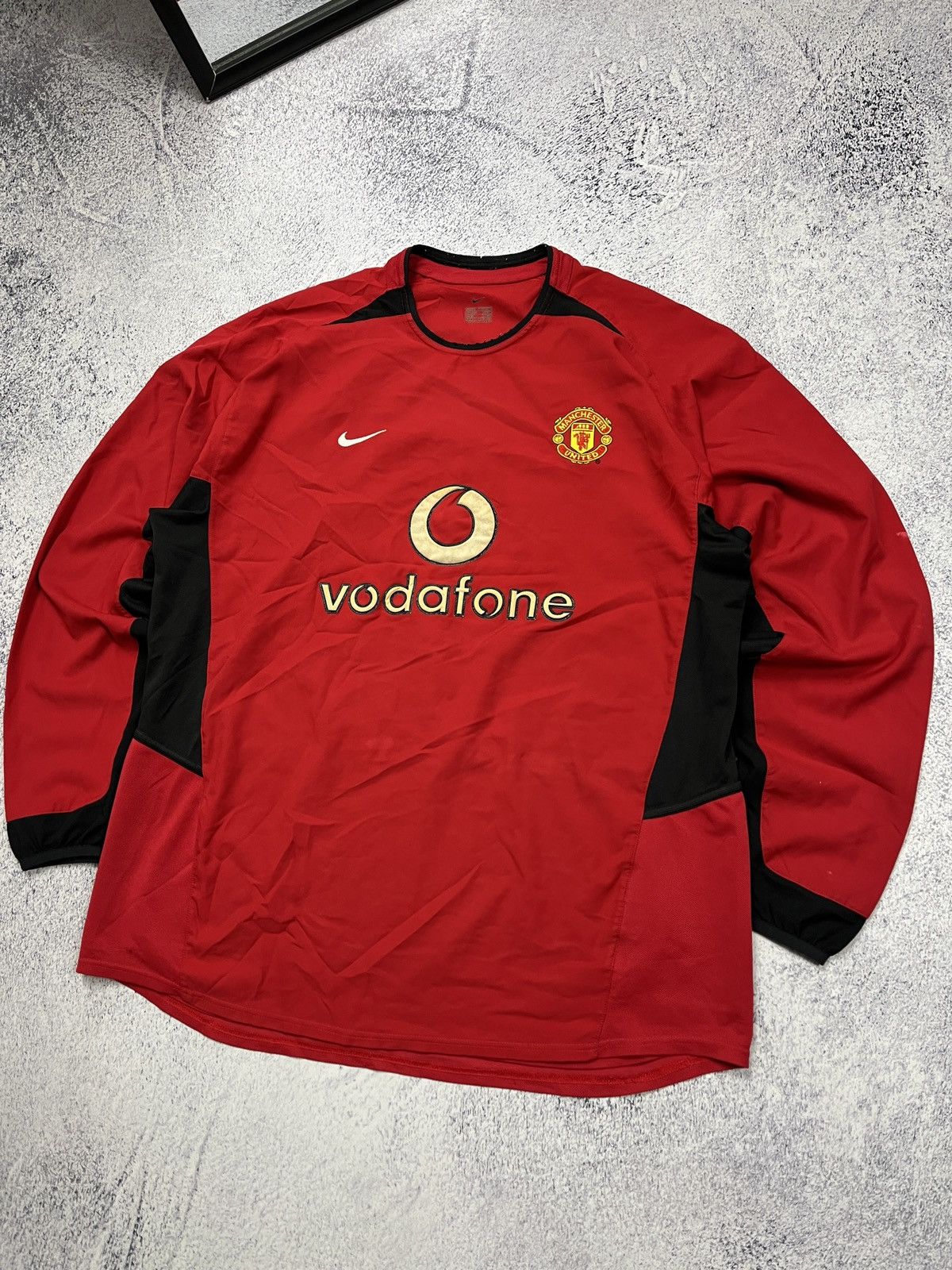 Nike Vintage 00’s Nike Manchester United Longsleeve Jersey Rare Size US XL / EU 56 / 4 - 3 Thumbnail