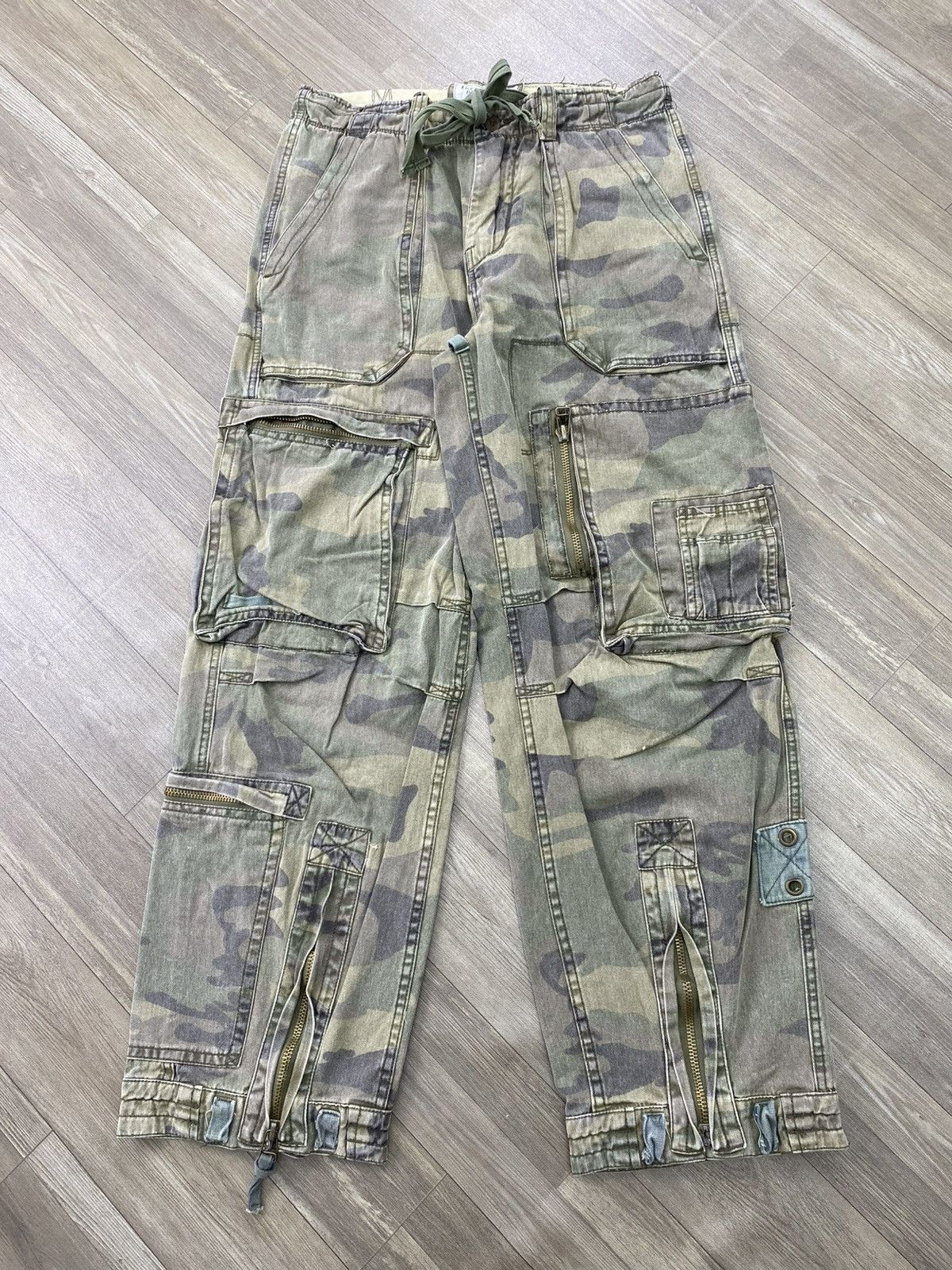 Hysteric Glamour 2000s Abercrombie & Fitch Punk Lgb Military Bondage Pants Size US 33 - 1 Thumbnail