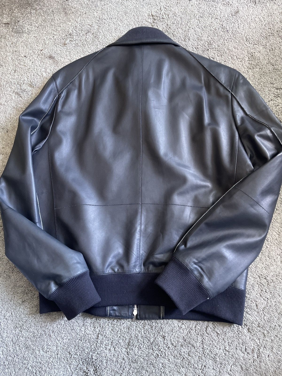 Hermes Hermes lambskin leather jacket runway Spring 2017 Size US L / EU 52-54 / 3 - 2 Thumbnail