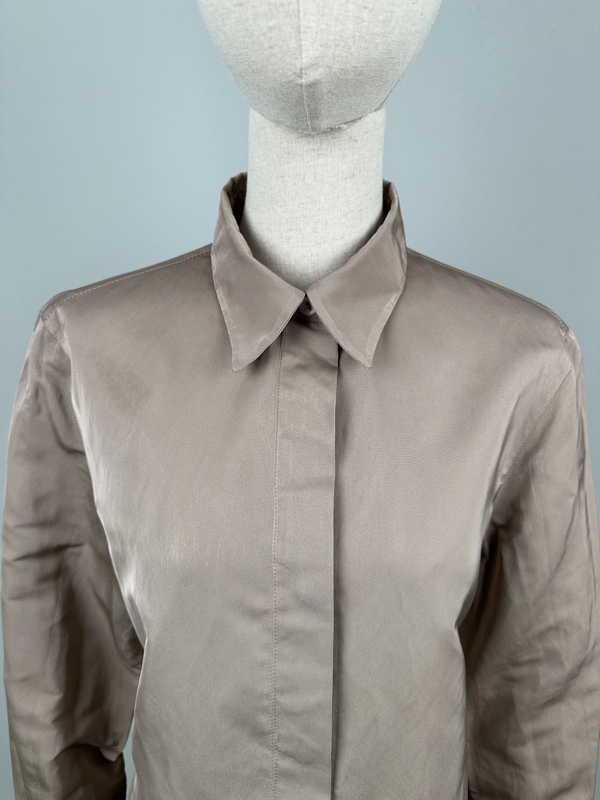 Max Mara Vintage Max Mara Designer Shirt Button Up Womens Size M / US 6-8 / IT 42-44 - 4 Thumbnail