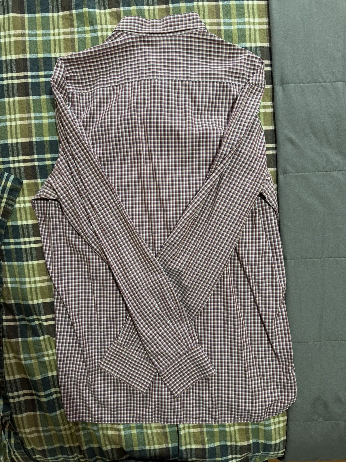 Ermenegildo Zegna Ermenegildo Zegna Plaid Shirt Size US L / EU 52-54 / 3 - 2 Thumbnail