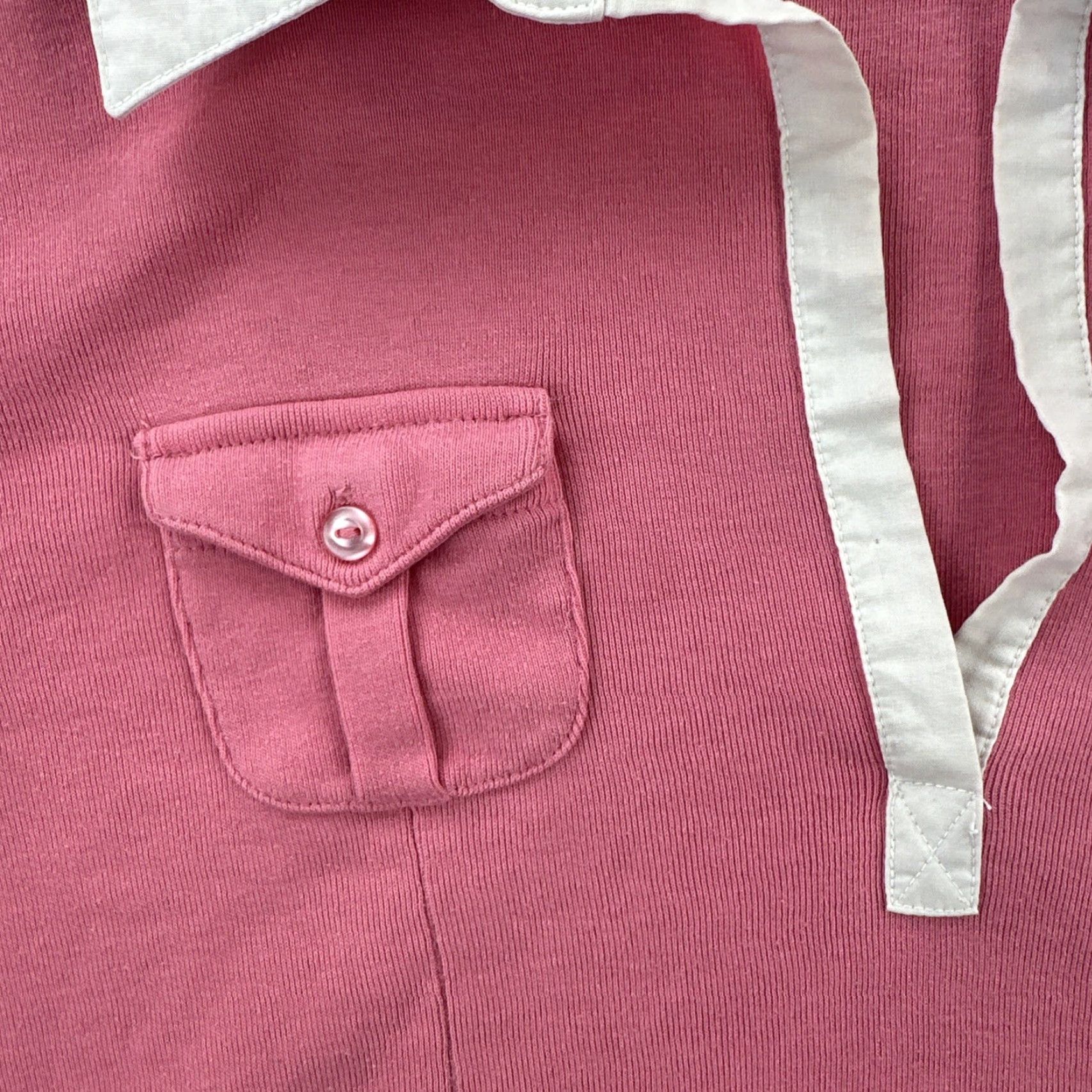 Vintage VINTAGE Fashion Bug Women Polo Shirt Pink Collared 90s Shirt Ladies L EUC Size L / US 10 / IT 46 - 7 Thumbnail