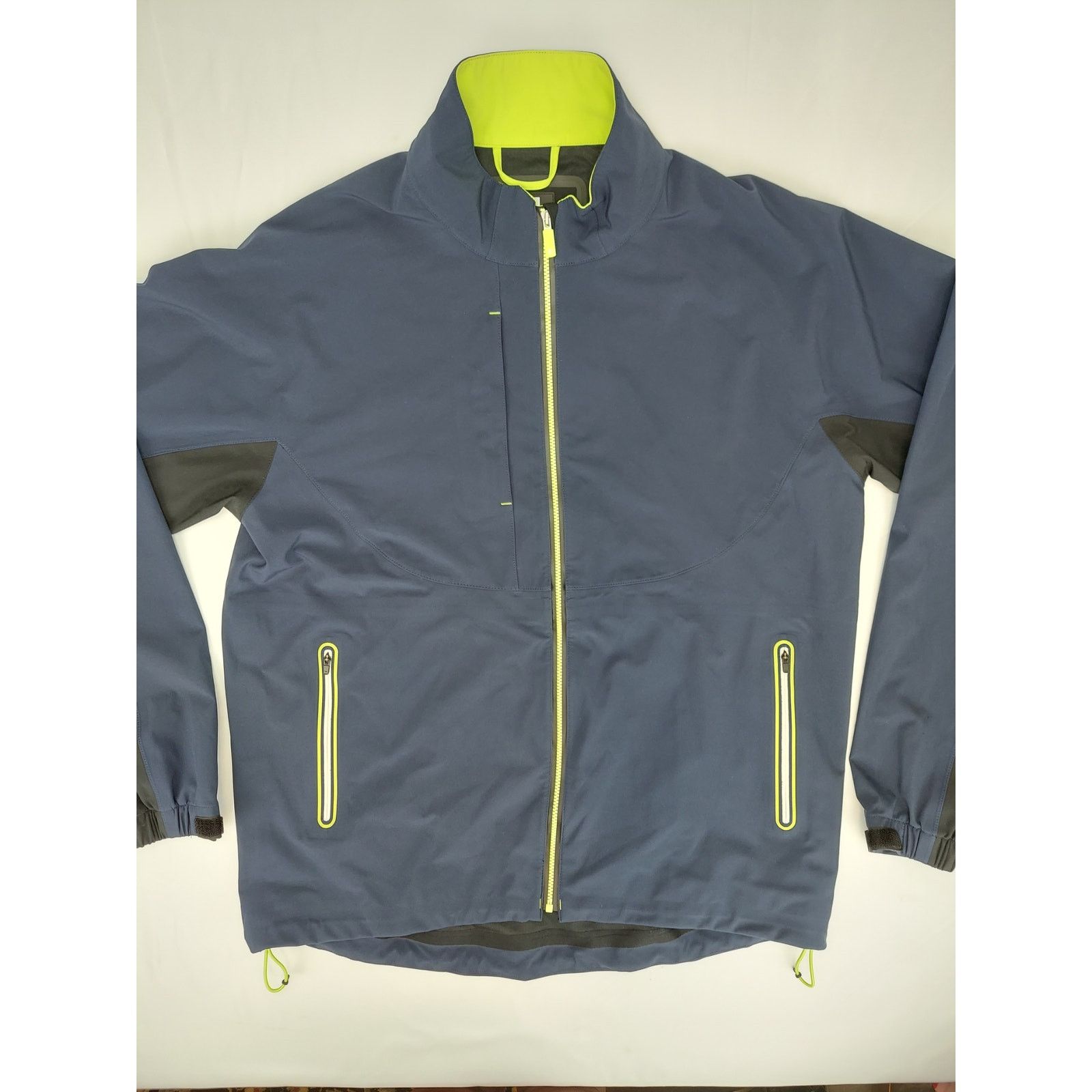 Footjoy FootJoy Mens XL Blue Lime Green DryJoys Tour LTS Golf Jacket Size US XL / EU 56 / 4 - 5 Thumbnail
