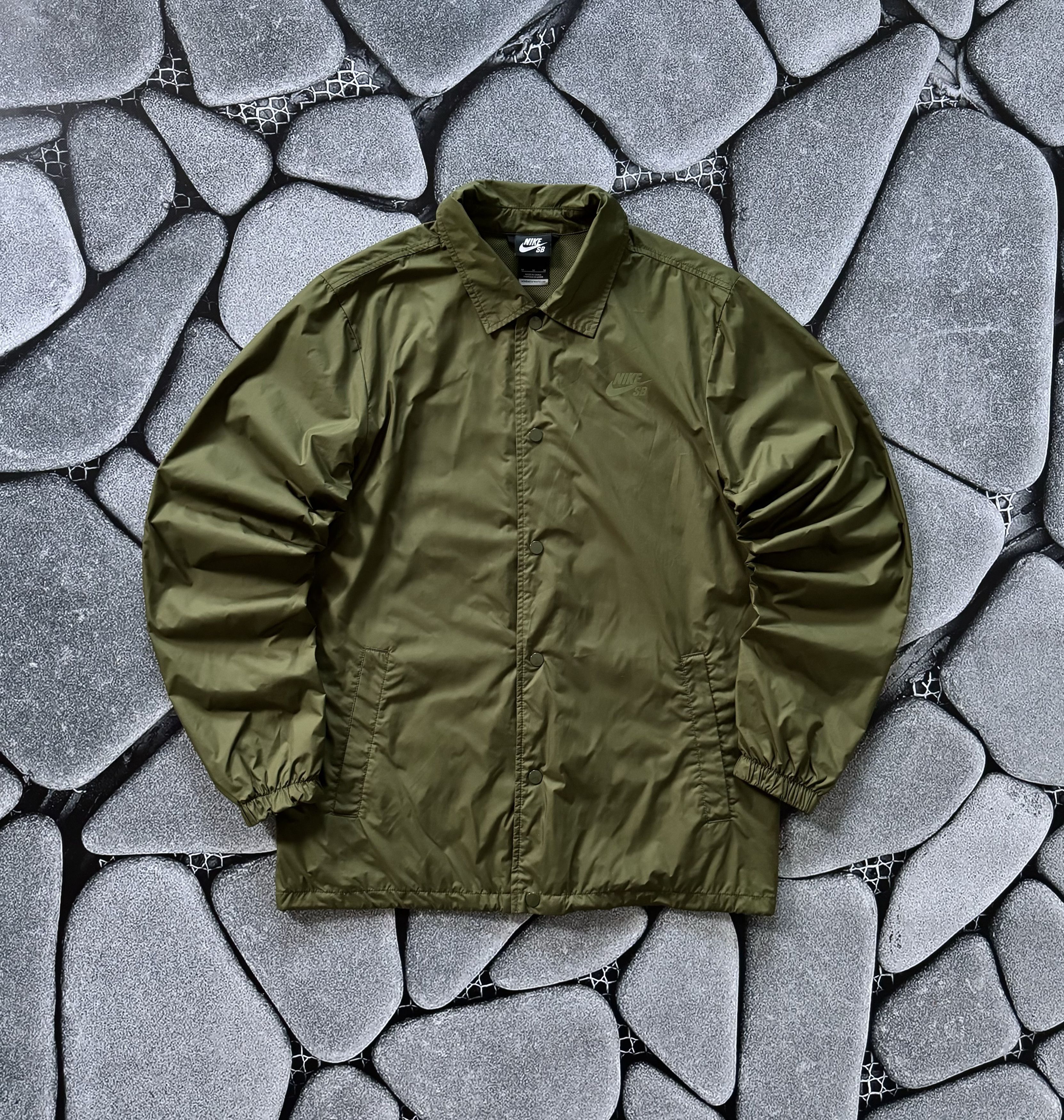 hot nike sb shield coach button up jacket skateboarding y2k