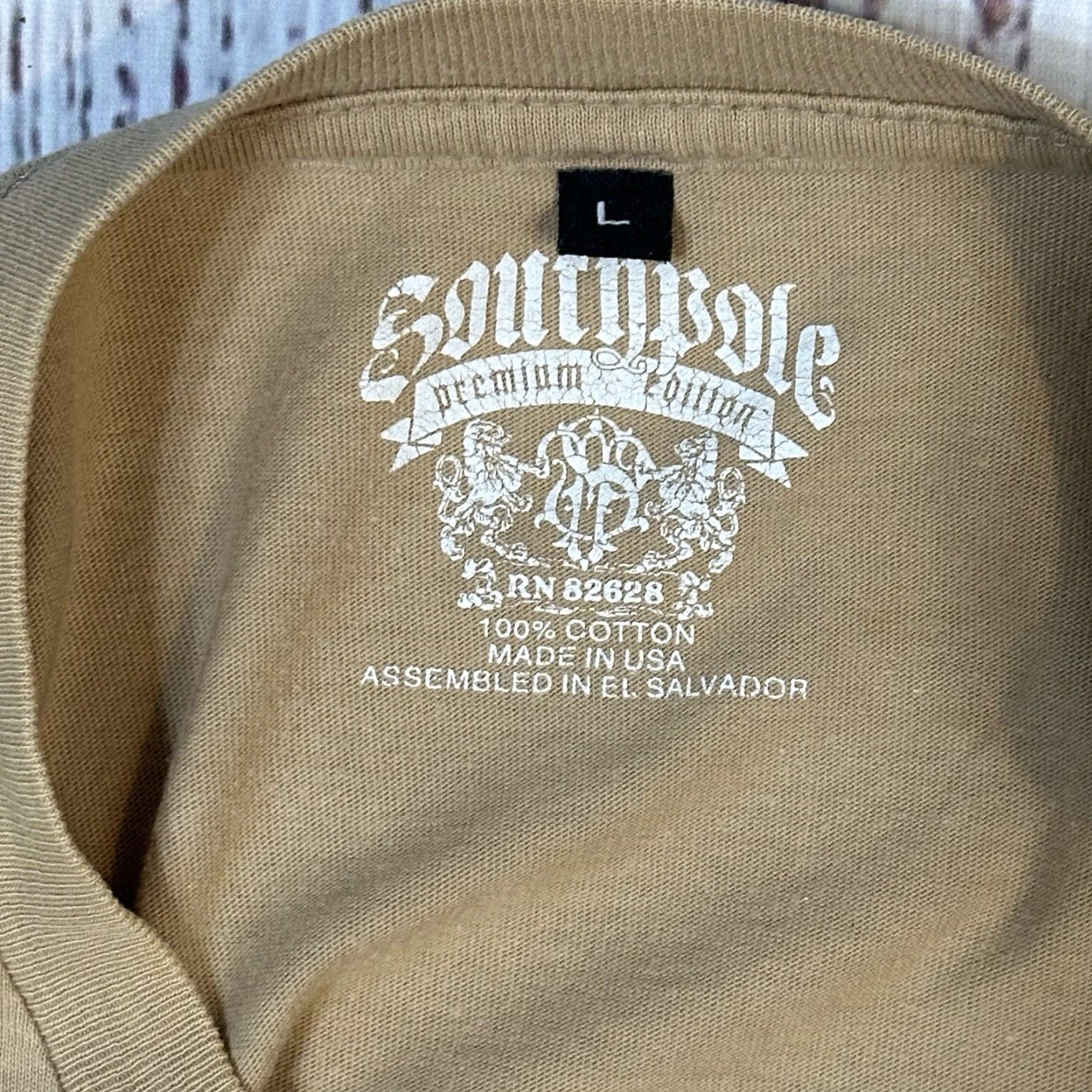 Southpole Southpole Premium Ed. Y2K-Style Graphic Shirt Grunge Gothic USA Men's Large Shirt Size US L / EU 52-54 / 3 - 4 Thumbnail