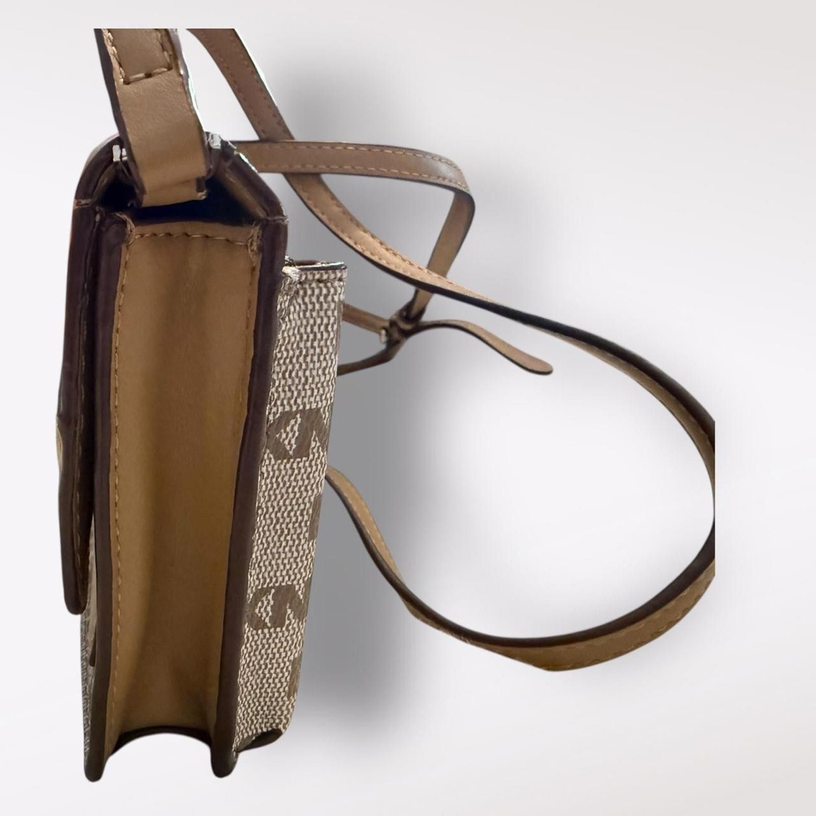 DKNY DKNY Women's Tan and Brown Crossbody Bag Size ONE SIZE - 5 Thumbnail